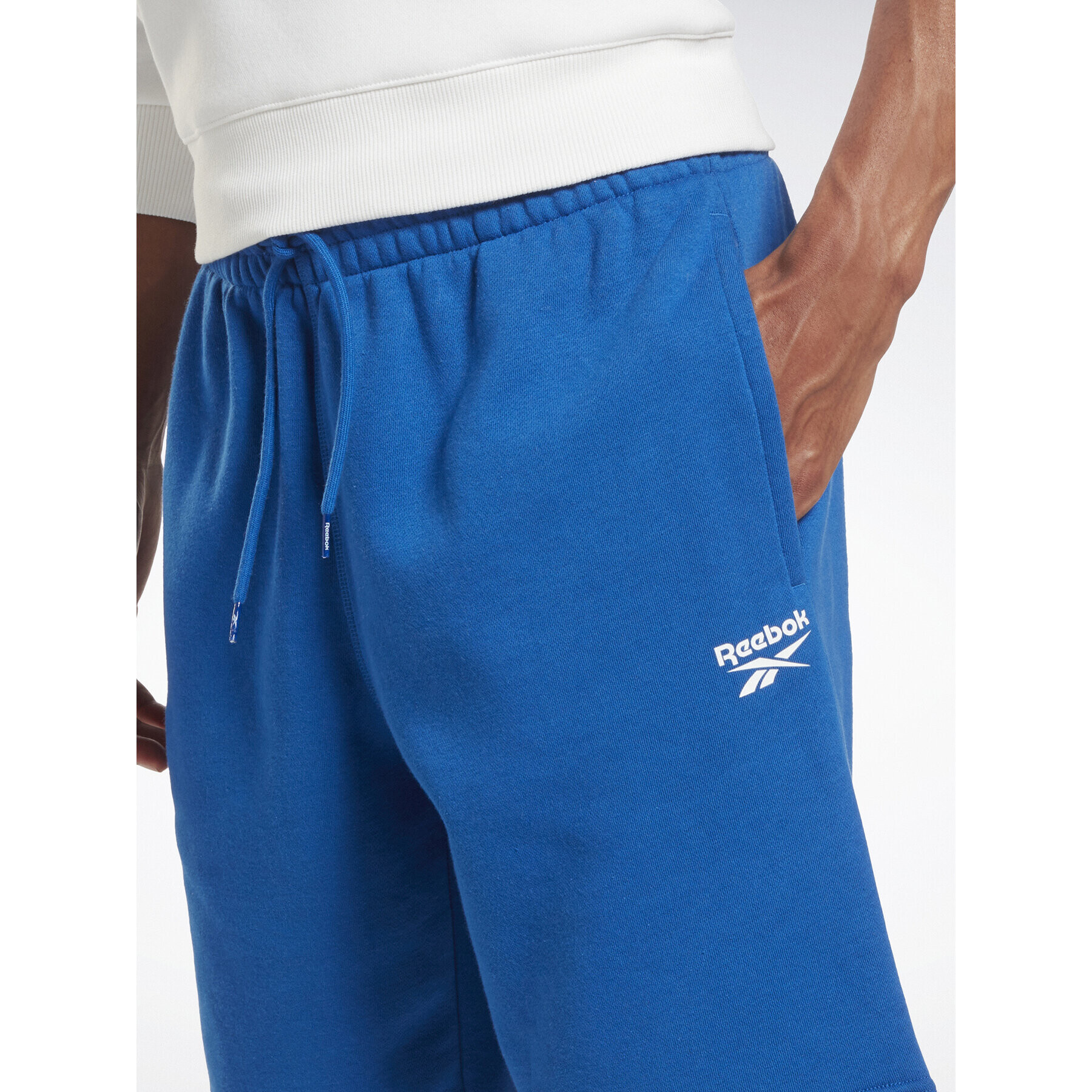 Reebok Pantaloni scurți sport Identity Fleece Shorts H49689 Albastru - Pled.ro