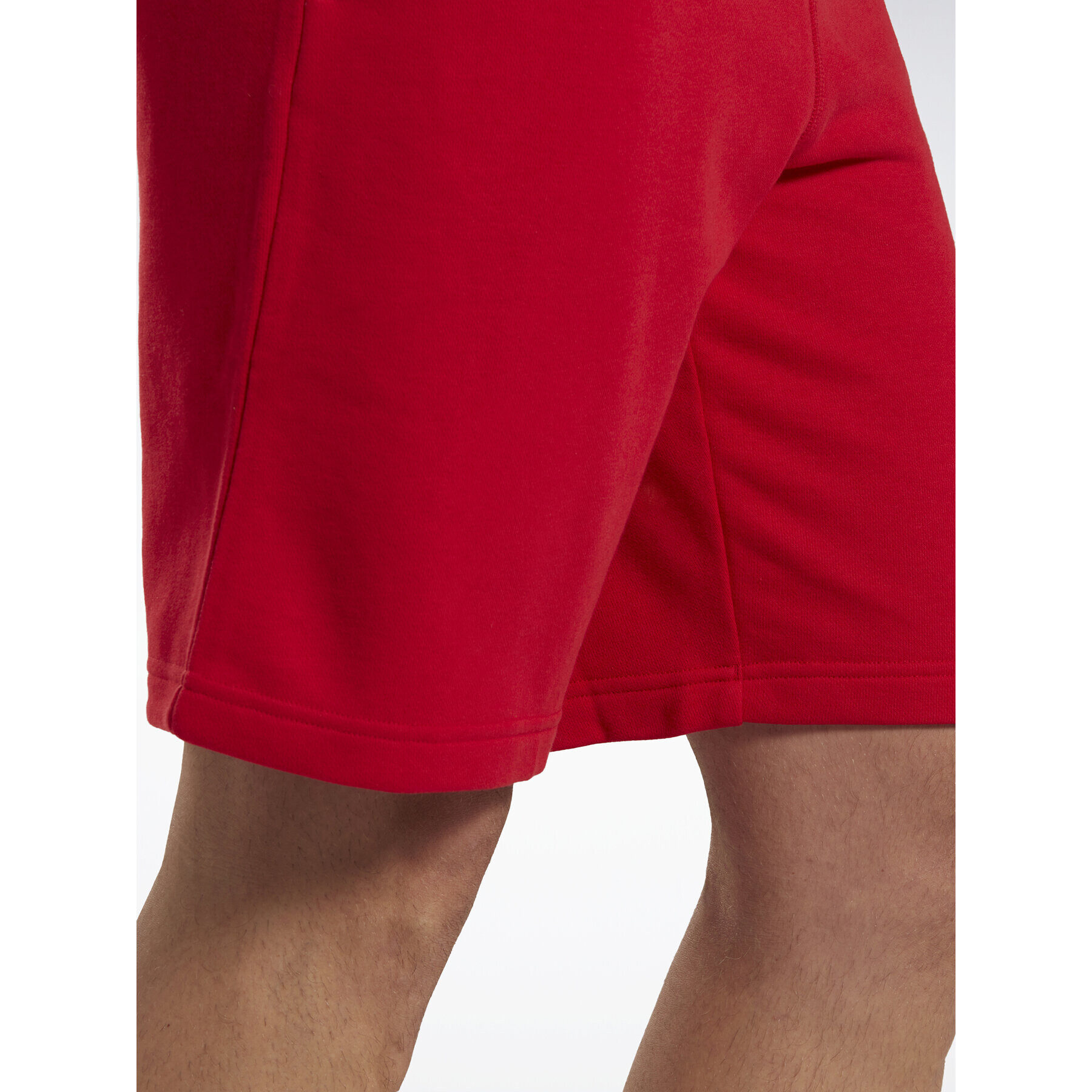 Reebok Pantaloni scurți sport Identity French Terry Shorts IL4042 Roșu Regular Fit - Pled.ro