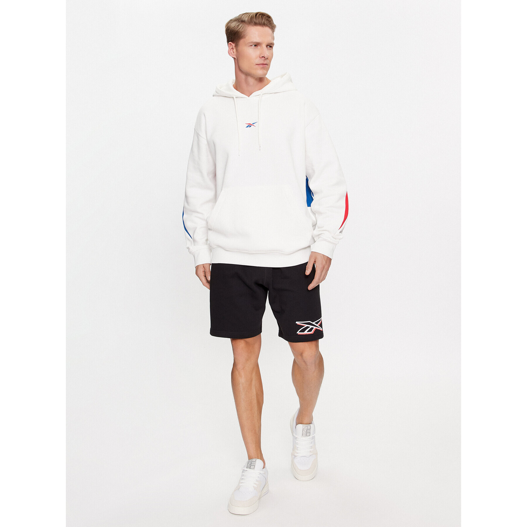 Reebok Pantaloni scurți sport Identity IN1681 Negru Regular Fit - Pled.ro