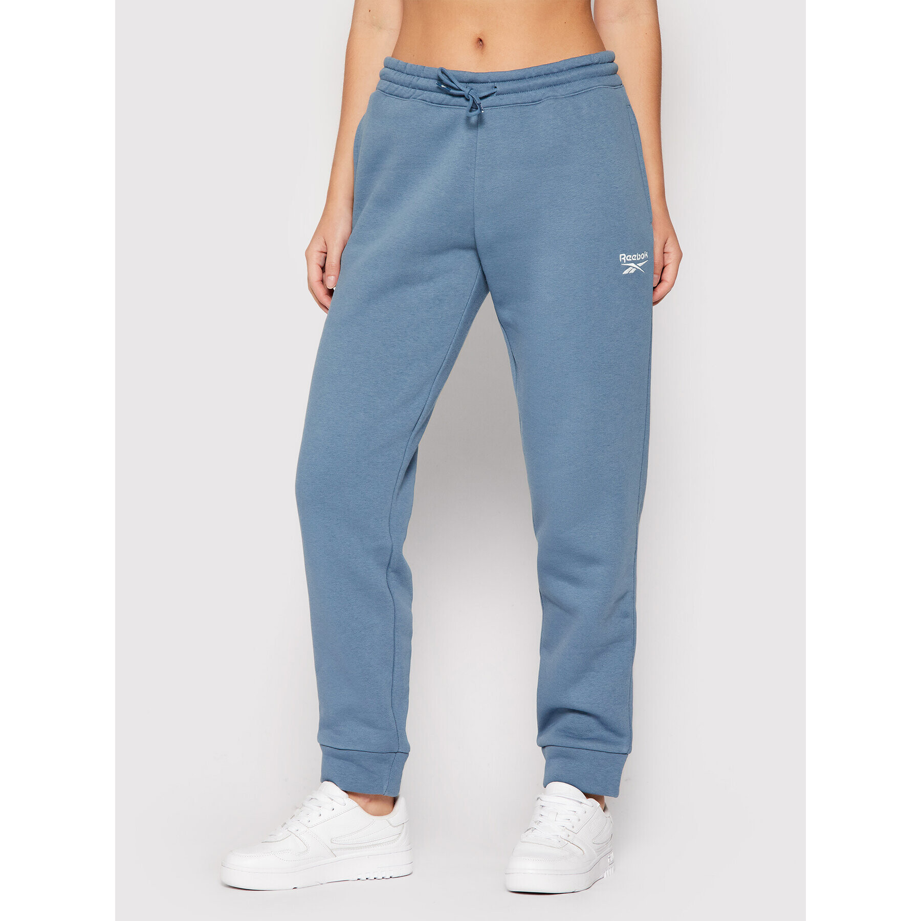 Reebok Pantaloni trening Fleece GS9374 Albastru Regular Fit - Pled.ro