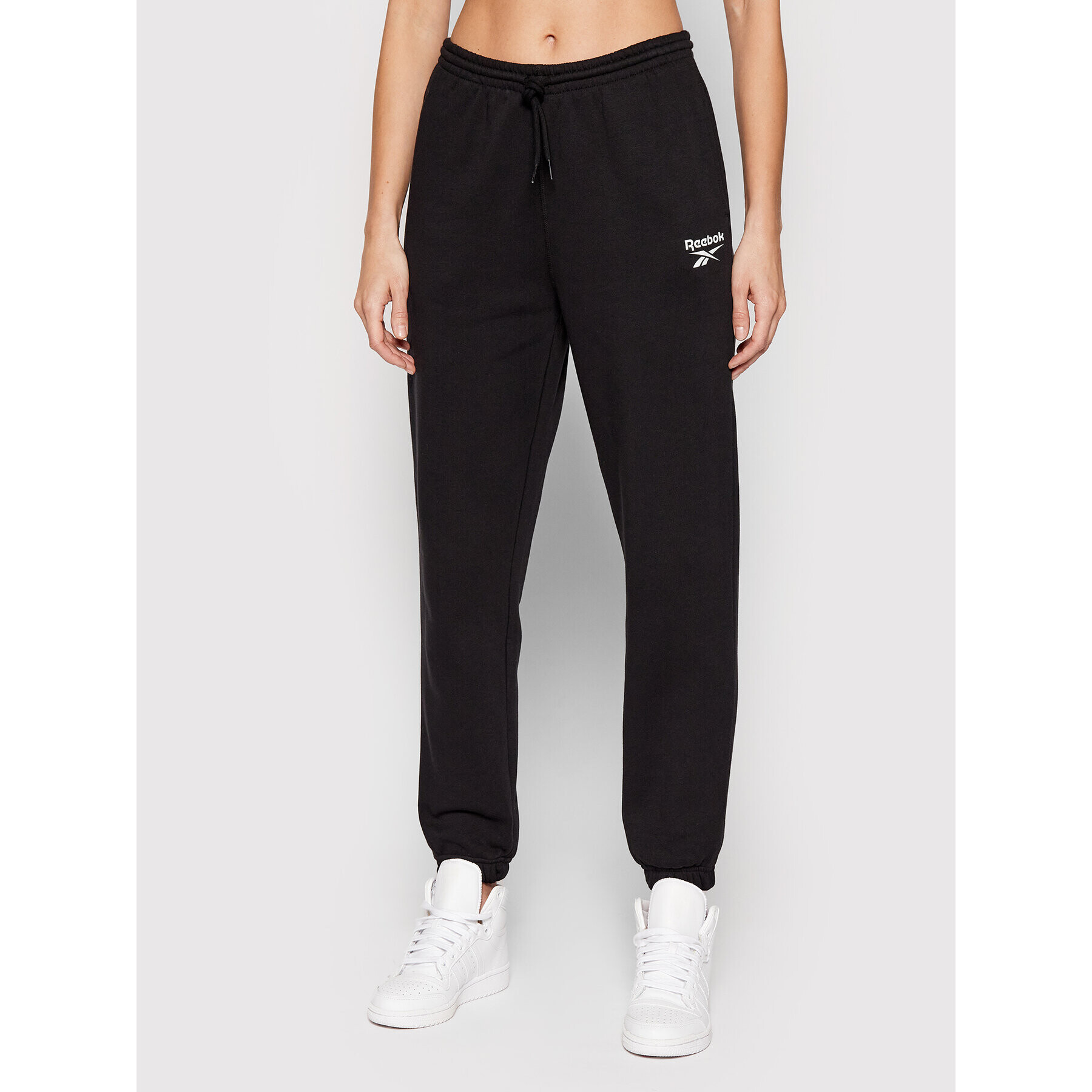 Reebok Pantaloni trening HA4329 Negru Slim Fit - Pled.ro