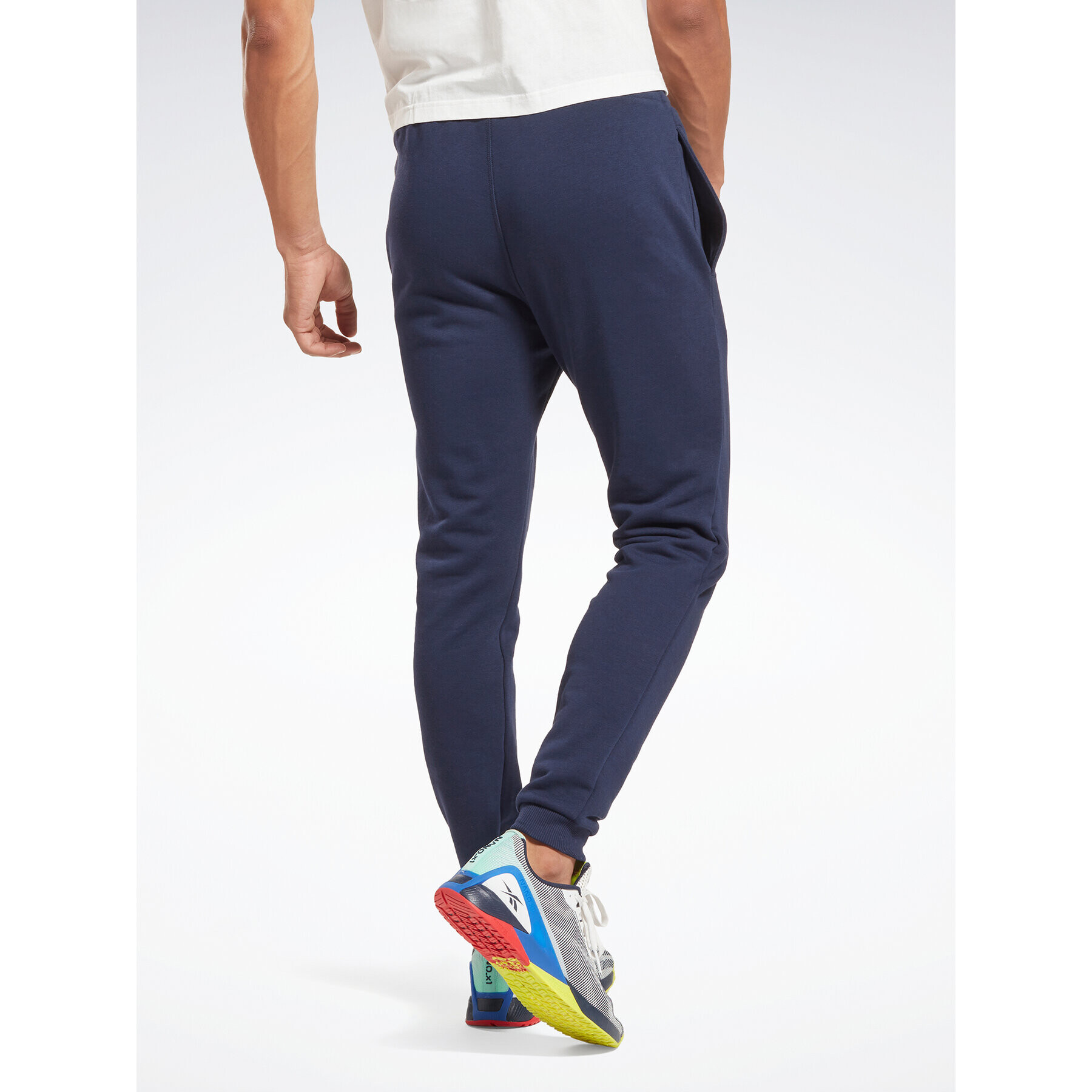 Reebok Pantaloni trening Identity H49681 Bleumarin Regular Fit - Pled.ro