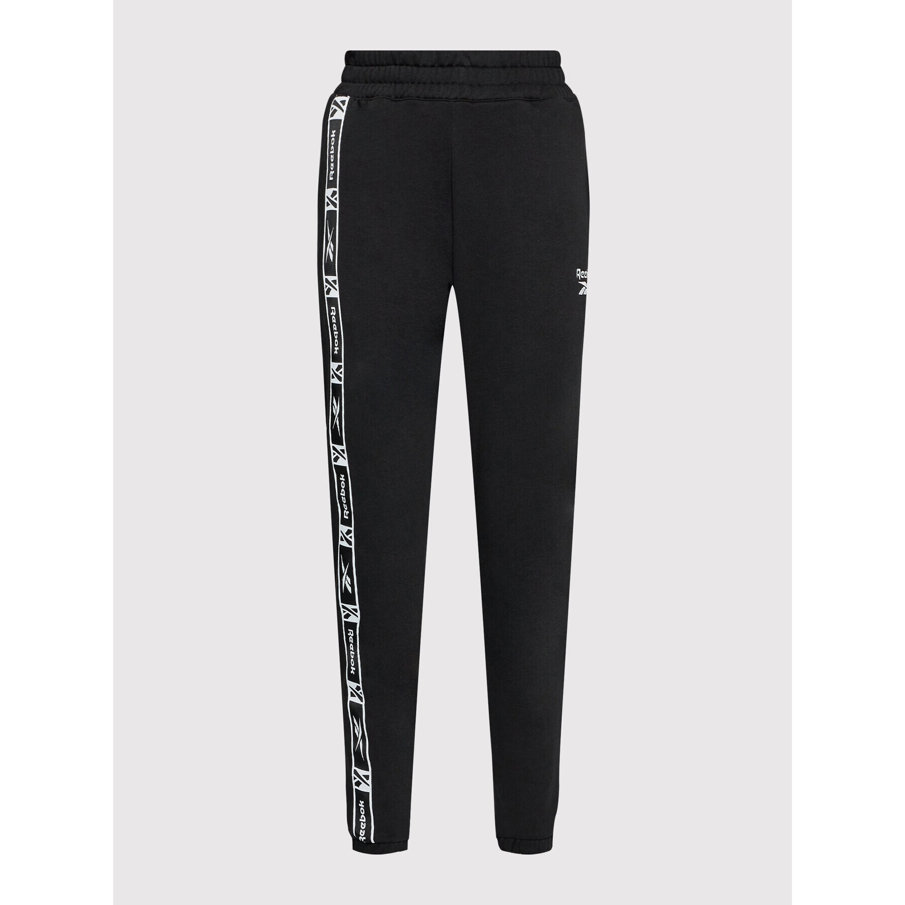 Reebok Pantaloni trening Tape Pack HB2261 Negru Relaxed Fit - Pled.ro