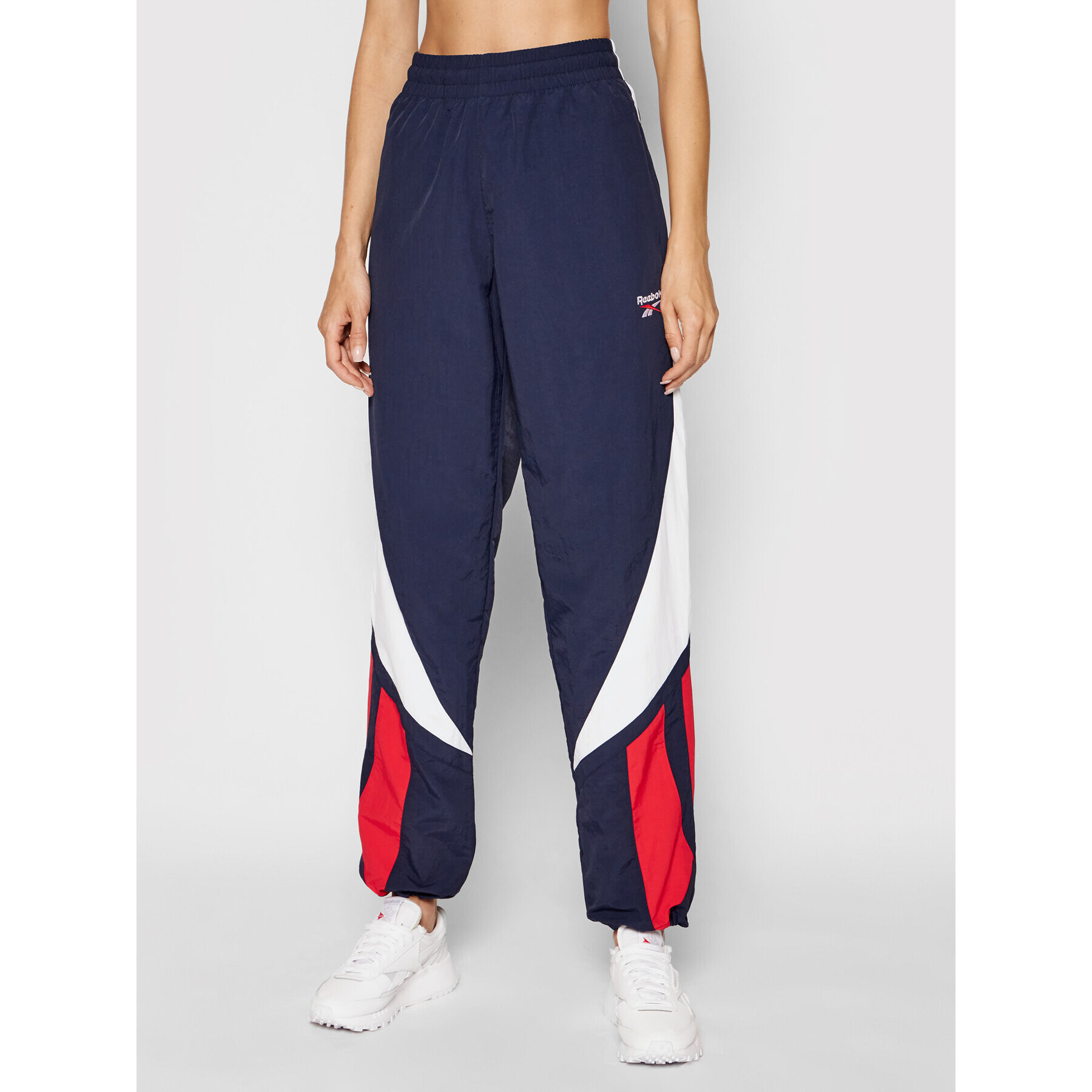 Reebok Pantaloni trening Unisex Classics Twin Vector GJ6049 Bleumarin Regular Fit - Pled.ro