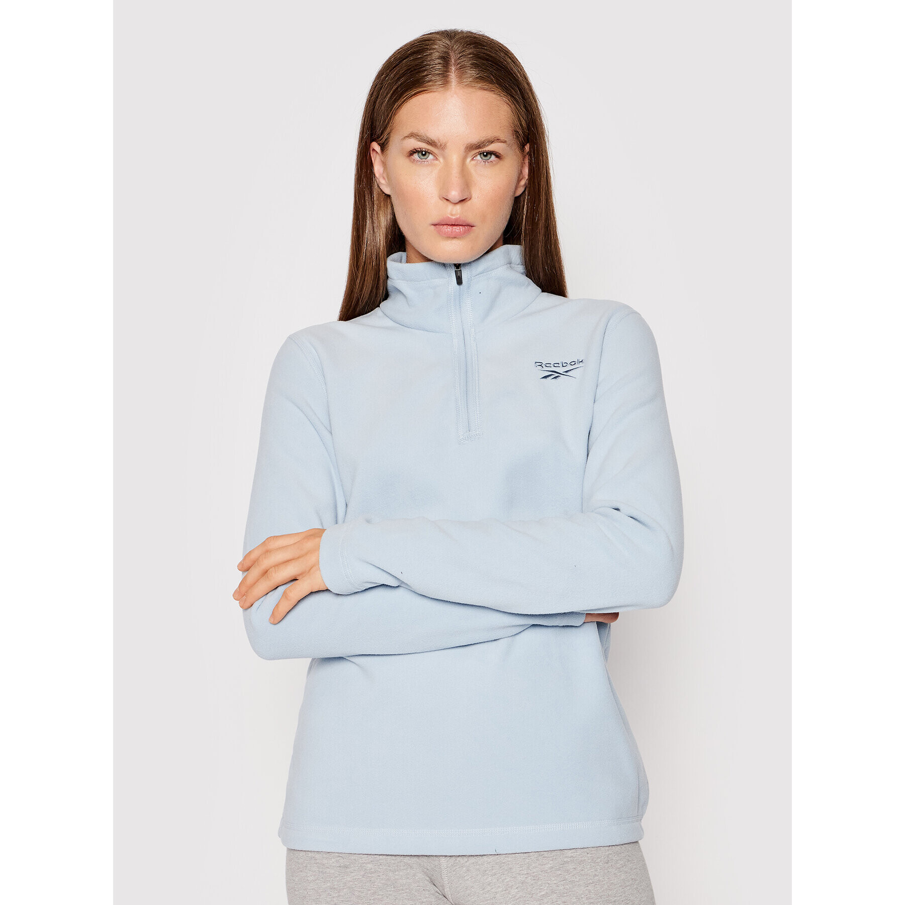 Reebok Polar Outwear Fleece GU5751 Albastru Regular Fit - Pled.ro