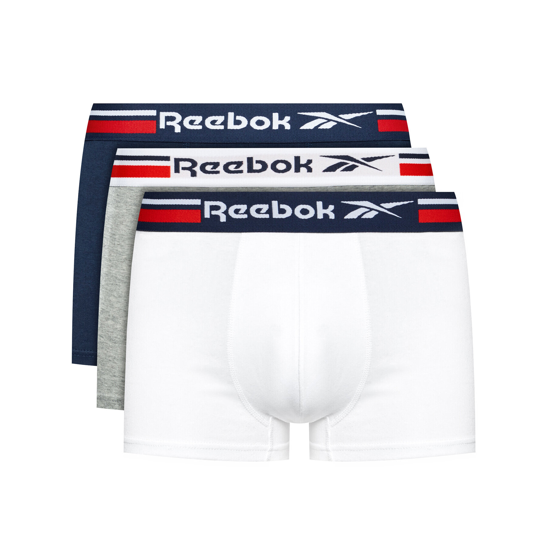 Reebok Classic Reebok Set 3 perechi de boxeri Jager F8326 Colorat - Pled.ro