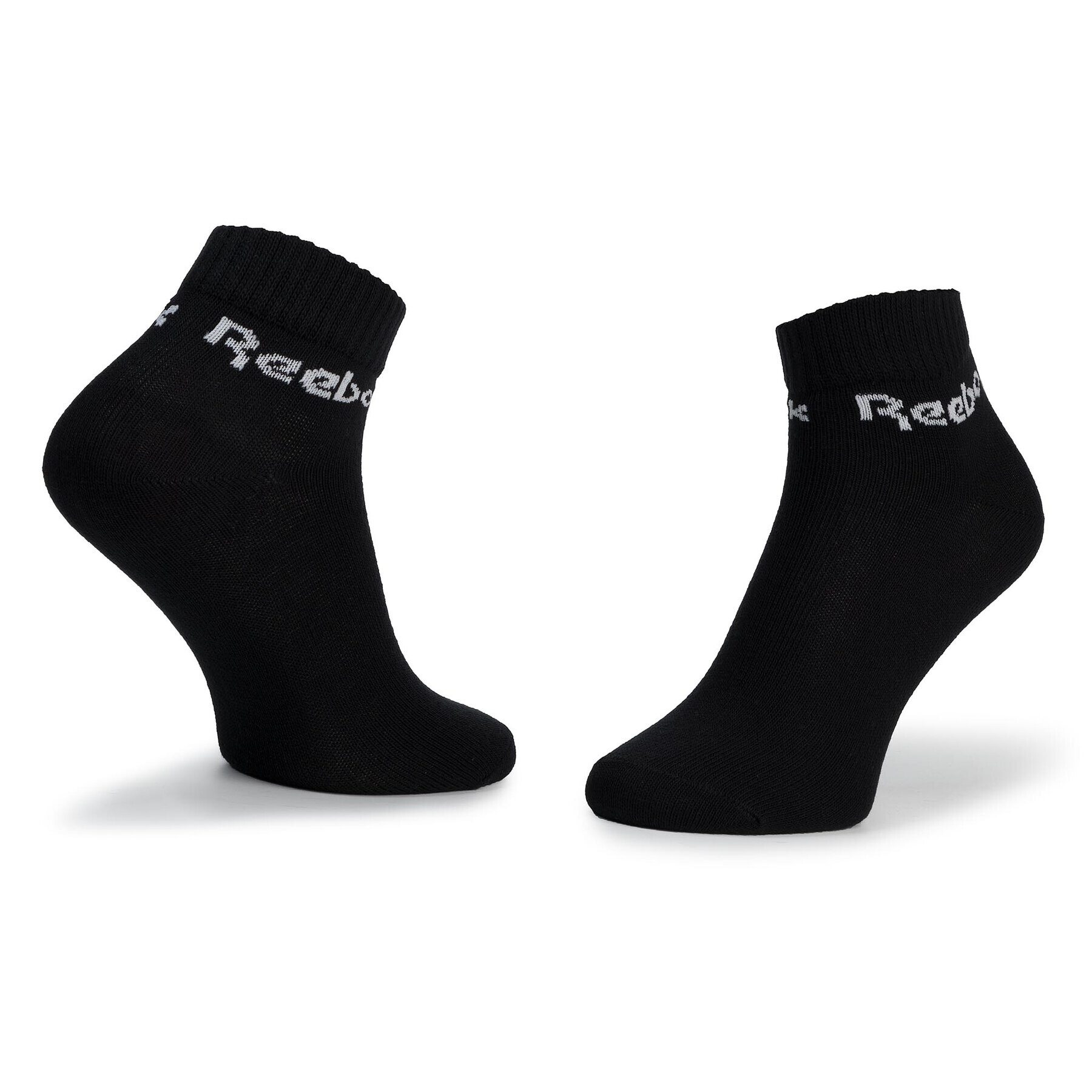 Reebok Set de 3 perechi de șosete joase unisex Act Core Ankle Sock 3p FL5226 Negru - Pled.ro