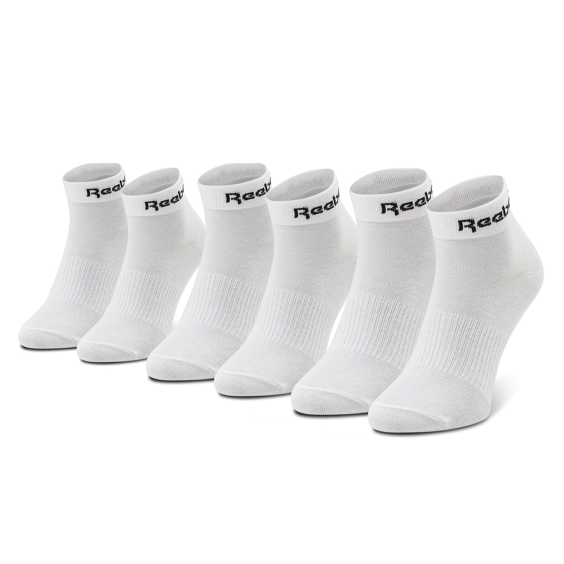 Reebok Set de 3 perechi de șosete joase unisex Act Core Ankle Sock 3P GH8167 Alb - Pled.ro