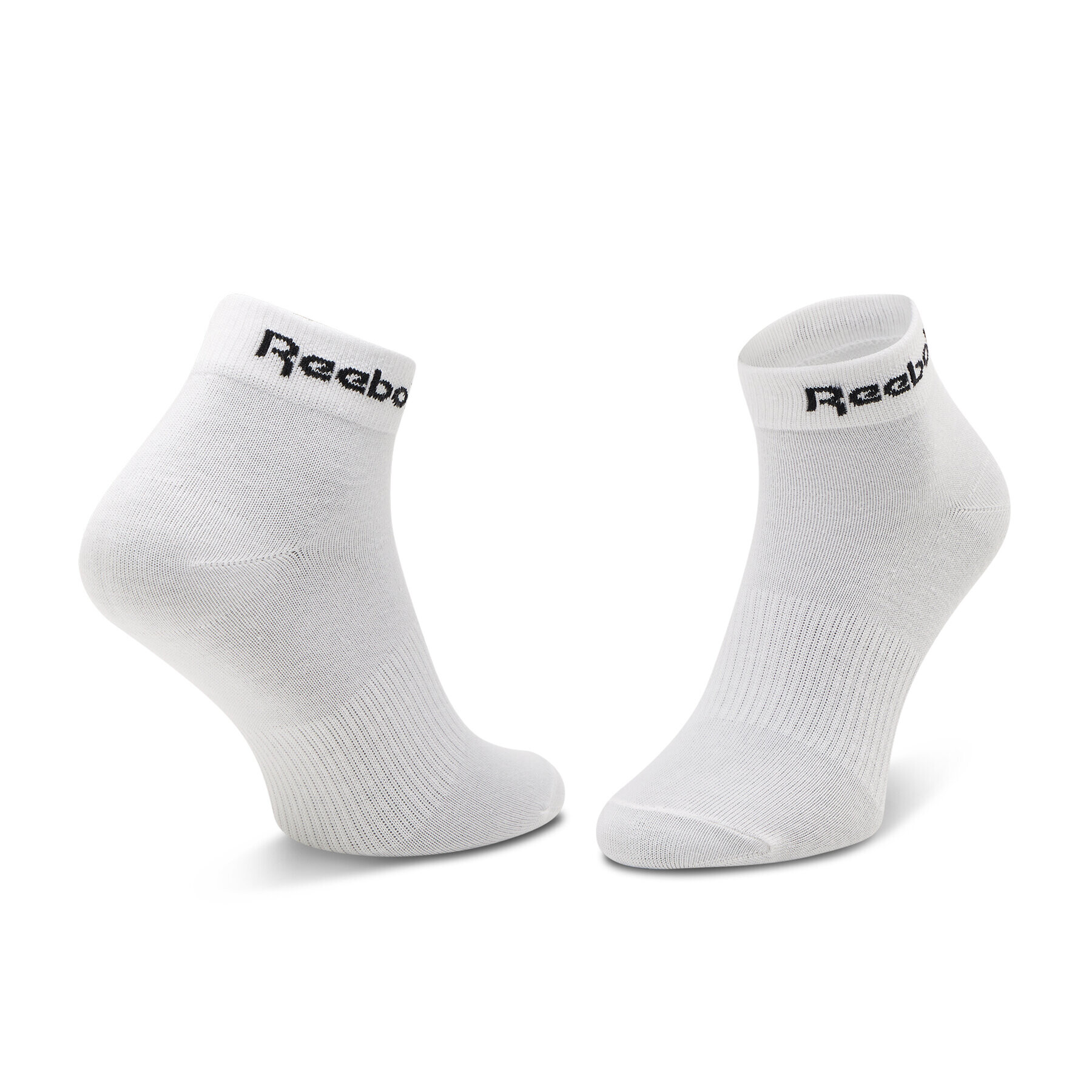 Reebok Set de 3 perechi de șosete joase unisex Act Core Ankle Sock 3P GH8167 Alb - Pled.ro