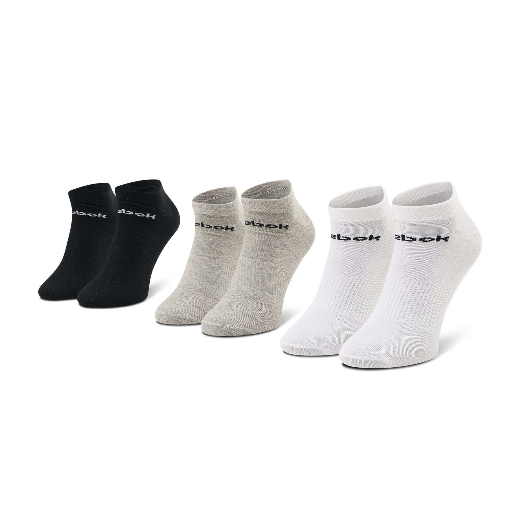 Reebok Set de 3 perechi de șosete joase unisex Act Core Low Cut Sock 3P GH8229 Alb - Pled.ro