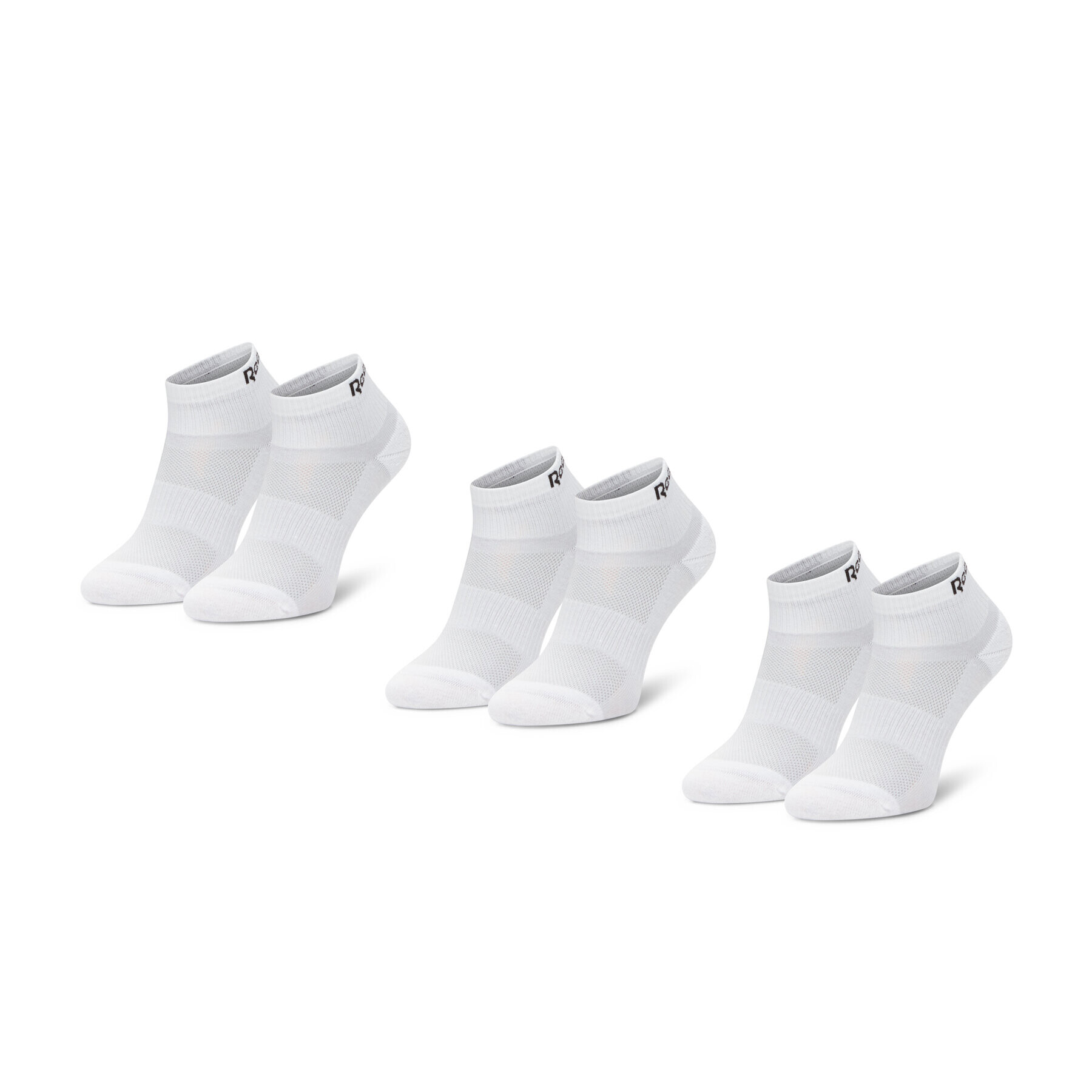 Reebok Set de 3 perechi de șosete joase unisex Te Ank Sock 3P GH0420 Alb - Pled.ro