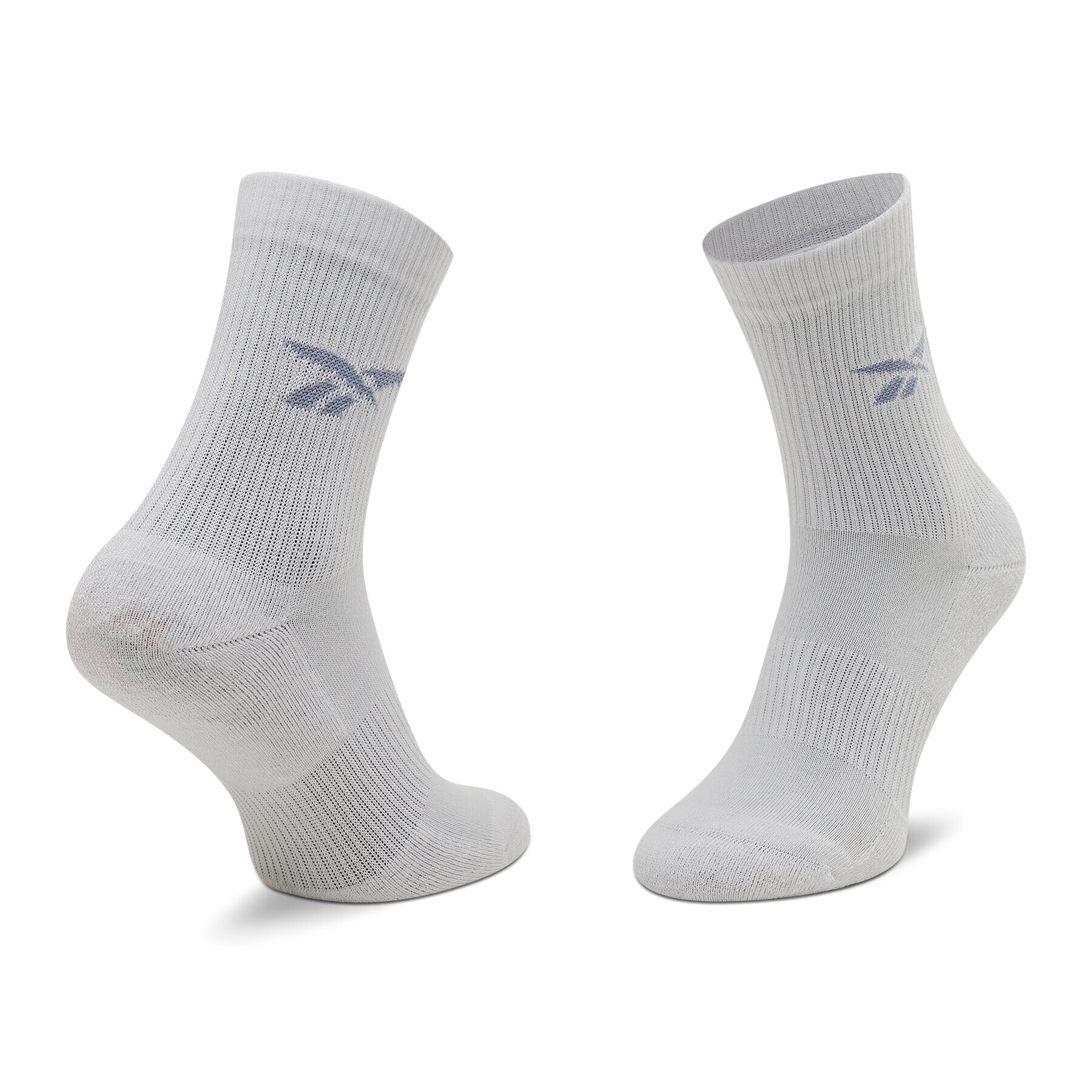 Reebok Classic Reebok Set de 3 perechi de șosete lungi de damă Cl Fo Crew Sock 3p HF5486 Alb - Pled.ro