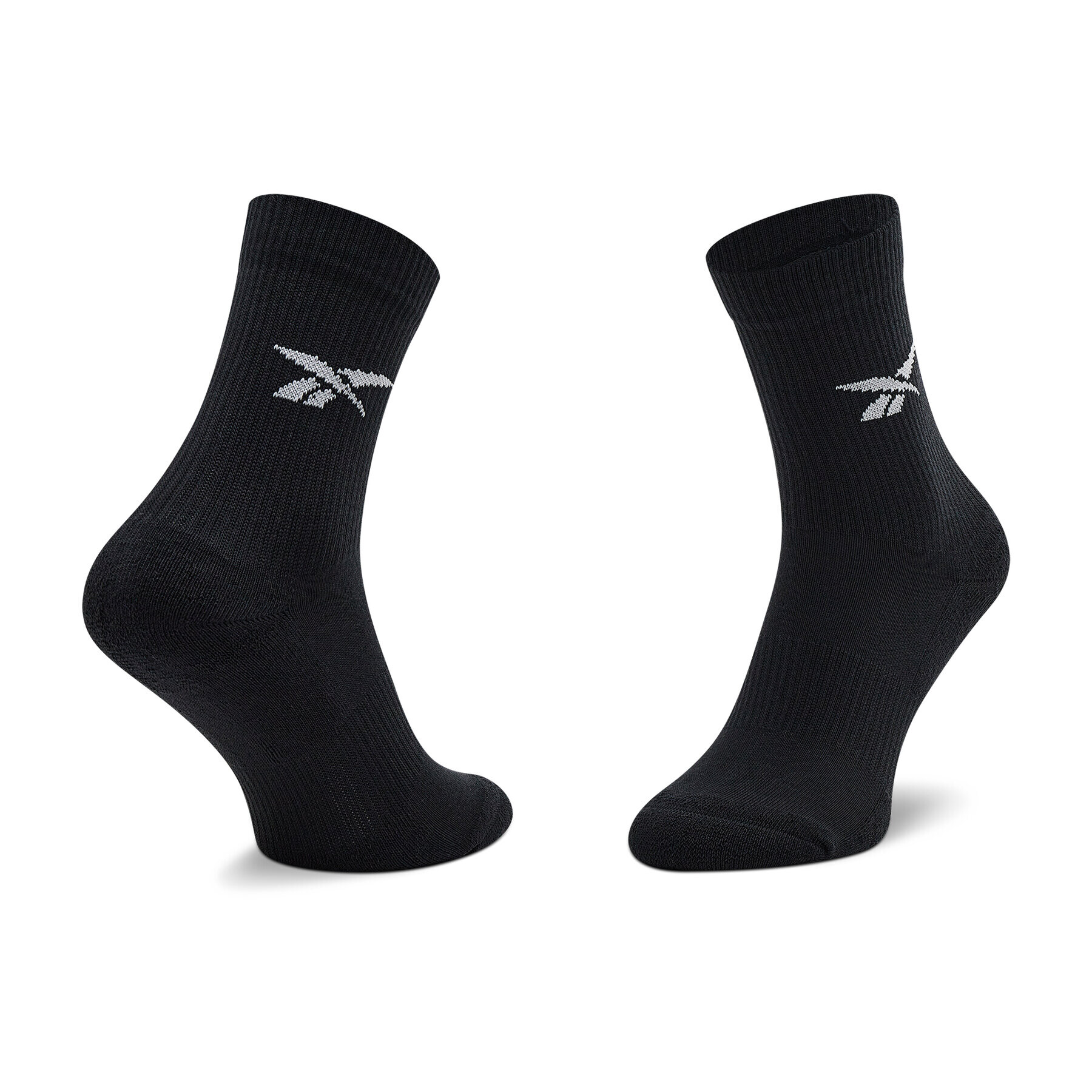 Reebok Set de 3 perechi de șosete medii unisex Cl Fo Crew Sock 3P HF5484 Negru - Pled.ro