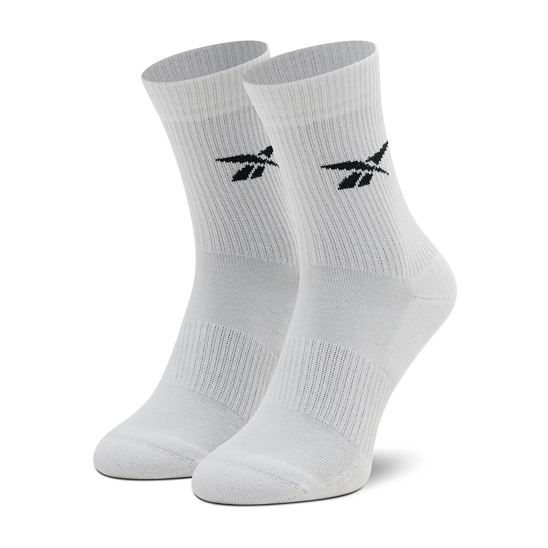 Reebok Set de 3 perechi de șosete medii unisex Cl Fo Crew Sock 3P HF5485 Alb - Pled.ro