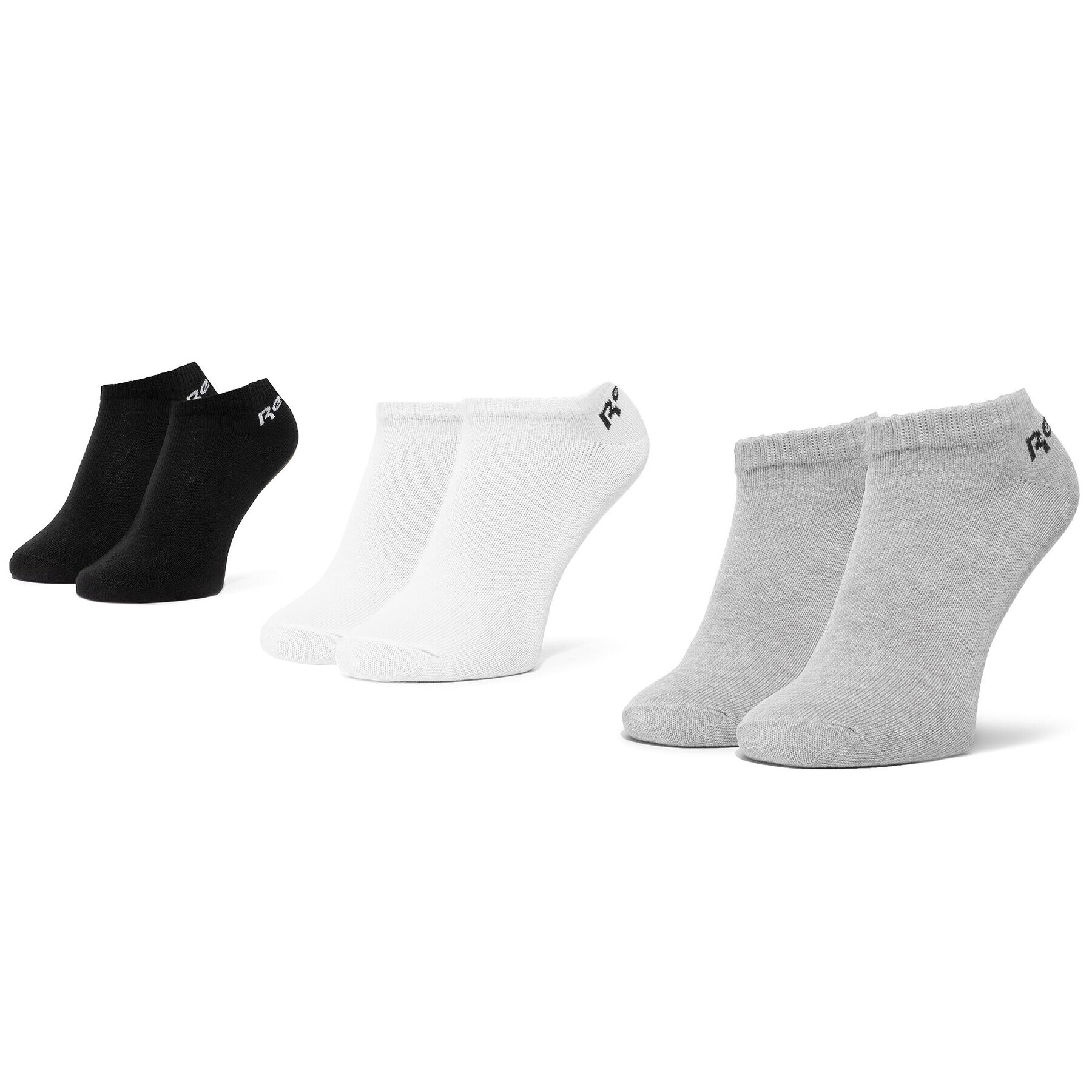 Reebok Set de 3 perechi de șosete joase unisex Act Corw Low Cut Sock 3P FL5225 Alb - Pled.ro