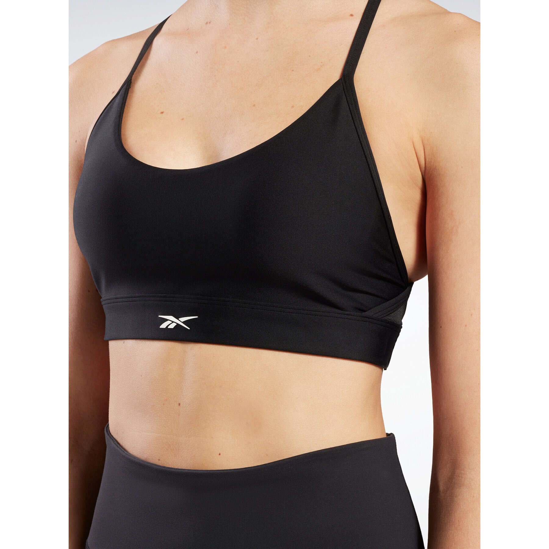 Reebok Sutien sport Lux Strappy Sports HS7769 Negru - Pled.ro