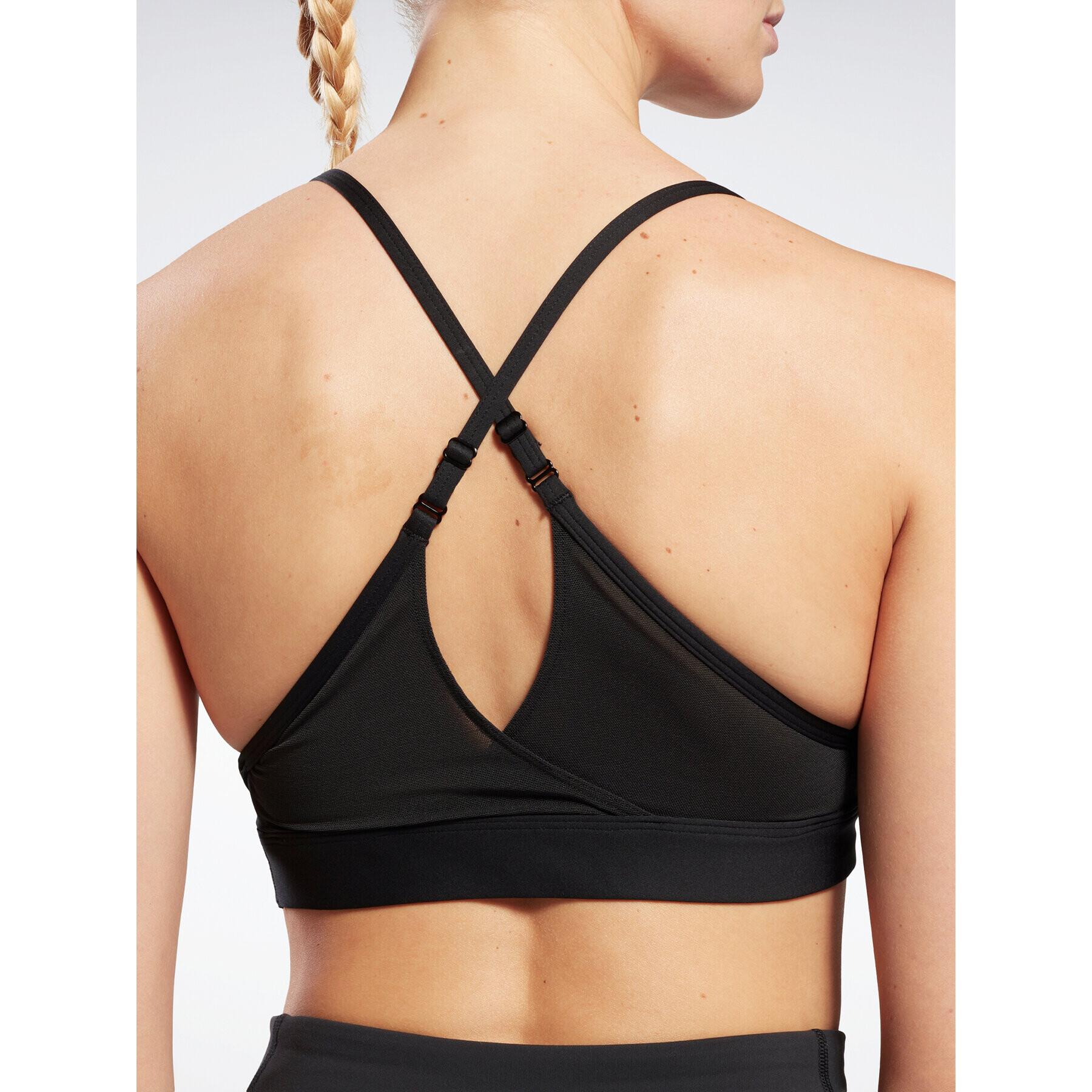 Reebok Sutien sport Lux Strappy Sports HS7769 Negru - Pled.ro