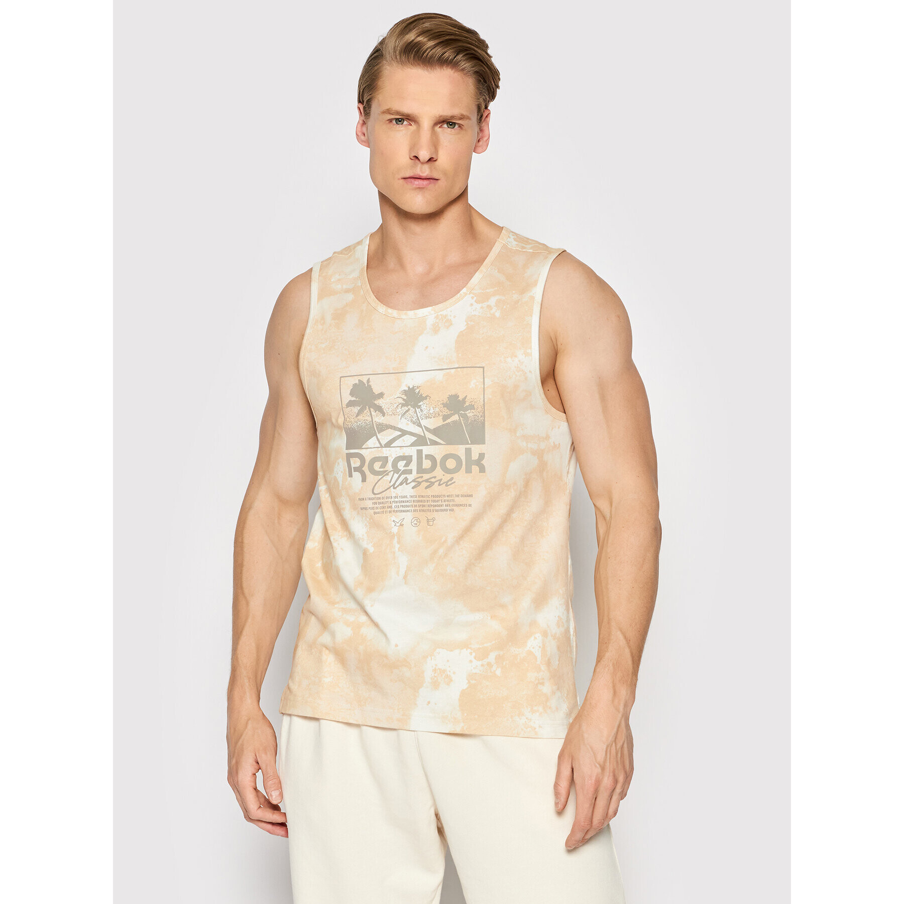 Reebok Classic Reebok Tank top H54425 Bej Regular Fit - Pled.ro