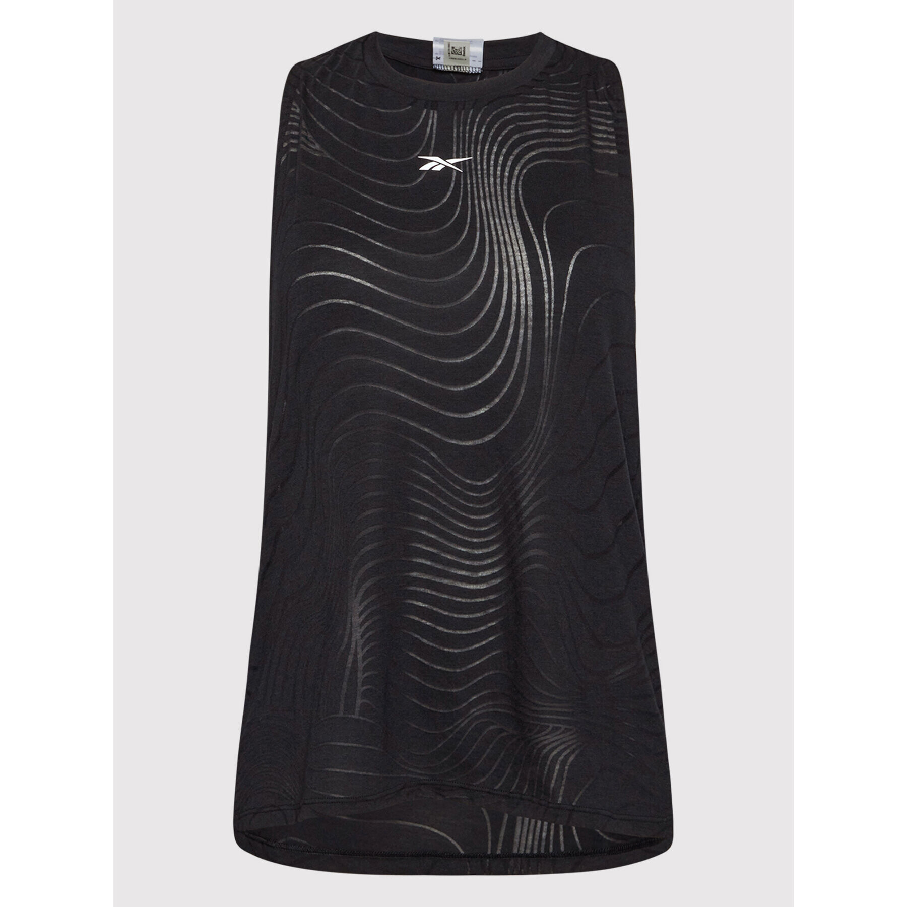 Reebok Top Burnout H49086 Negru Relaxed Fit - Pled.ro