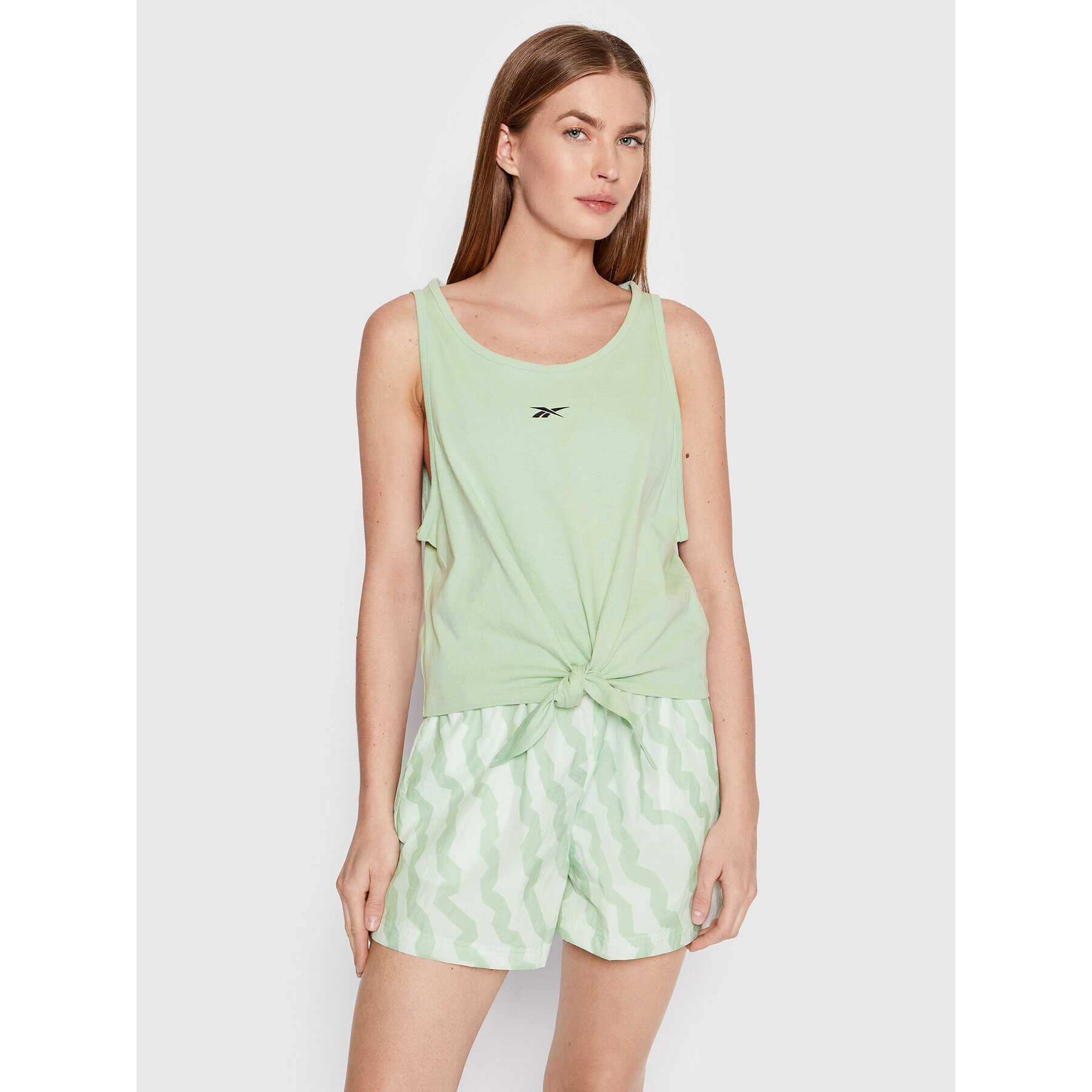 Reebok Top Front Tie H51859 Verde Relaxed Fit - Pled.ro