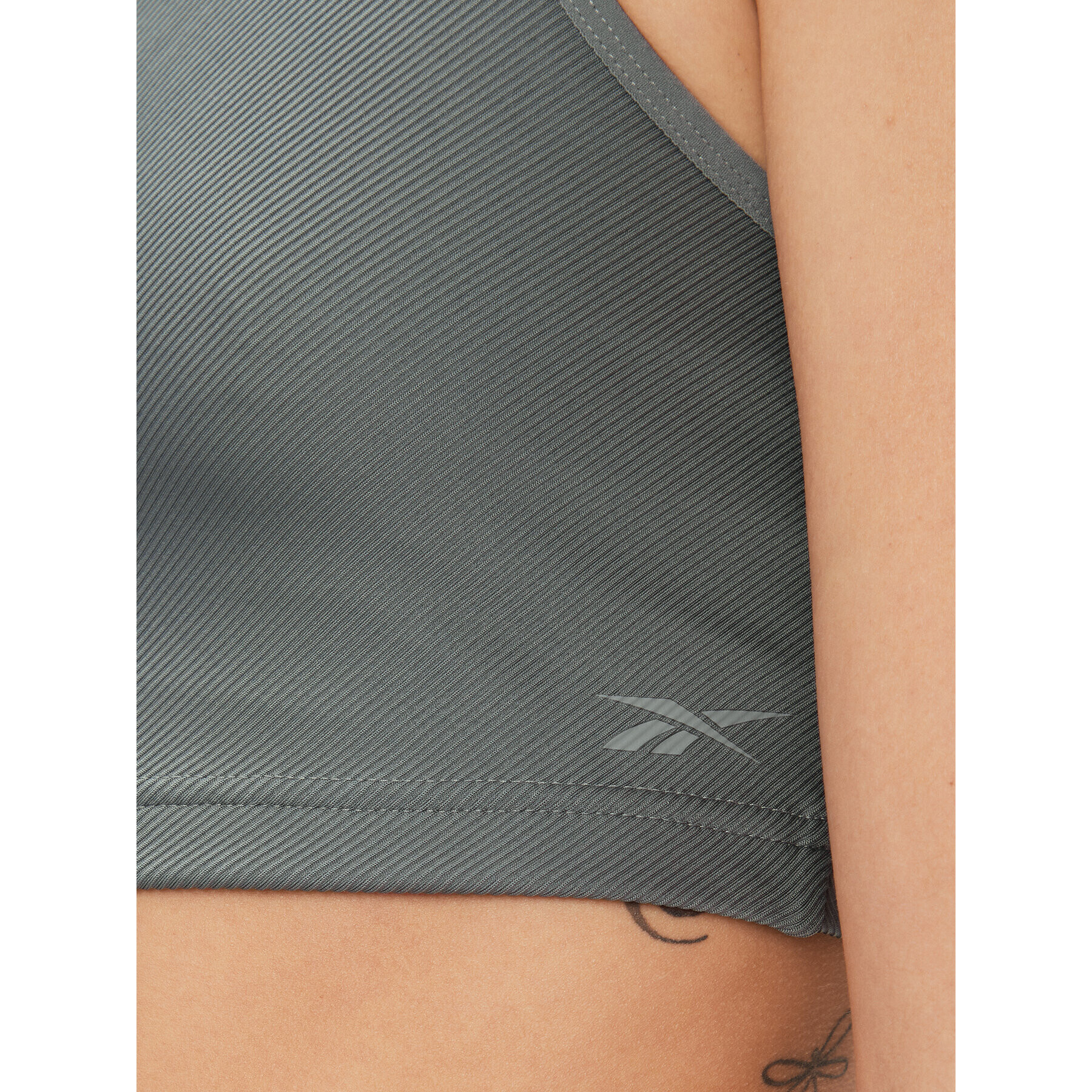 Reebok Top Yoga Performance IM4044 Gri Fitted Fit - Pled.ro