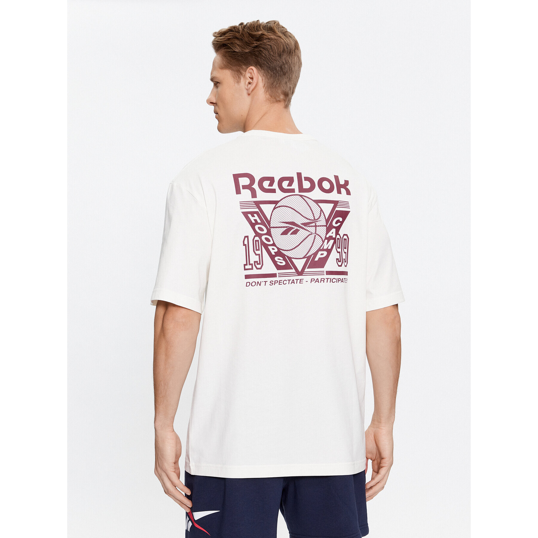 Reebok Tricou Basketball IL4428 Alb Regular Fit - Pled.ro