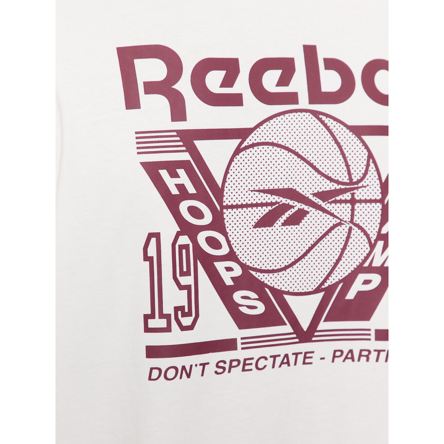 Reebok Tricou Basketball IL4428 Alb Regular Fit - Pled.ro