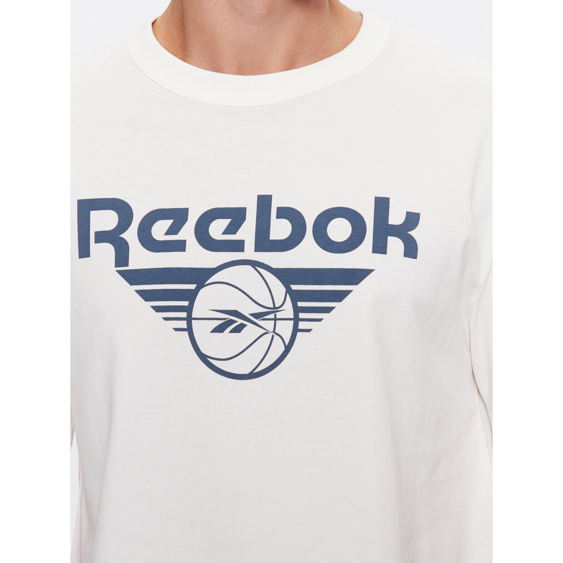 Reebok Tricou Basketball IL4435 Alb Regular Fit - Pled.ro