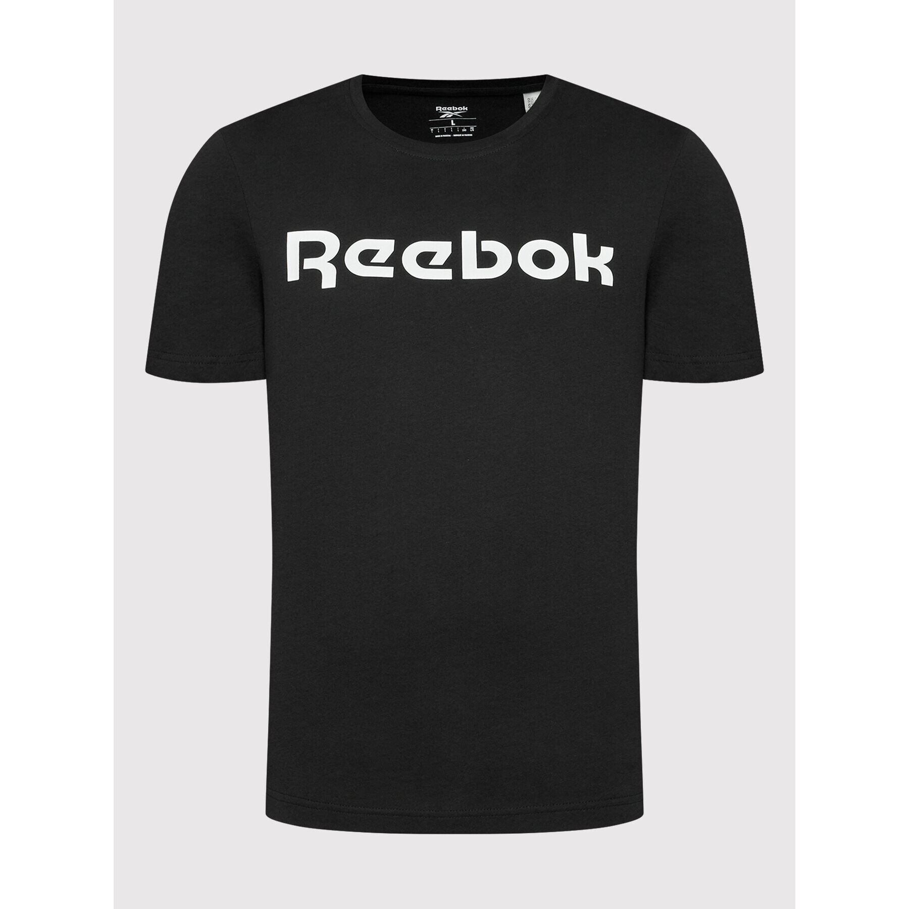 Reebok Tricou Classic Graphic Series Linear Logo GJ0136 Negru Slim Fit - Pled.ro