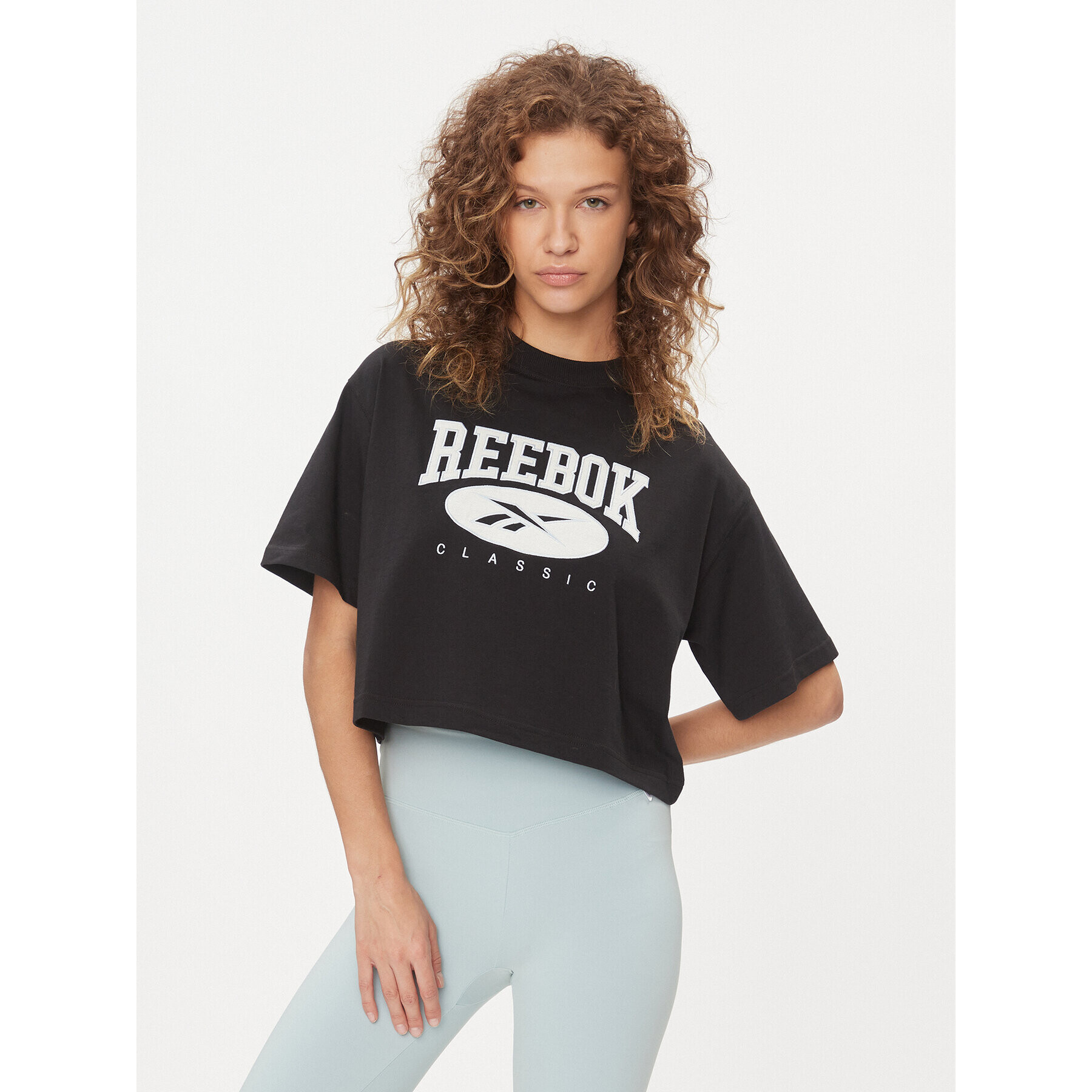 Reebok Tricou Classics Big Logo IL4636 Negru Regular Fit - Pled.ro