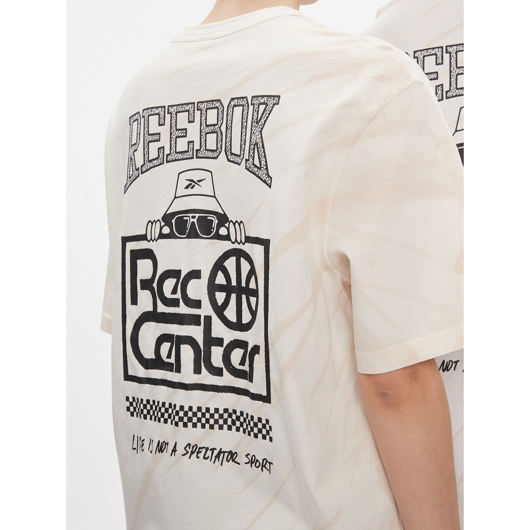 Reebok Tricou Classics Block Party T-Shirt HT8182 Alb - Pled.ro