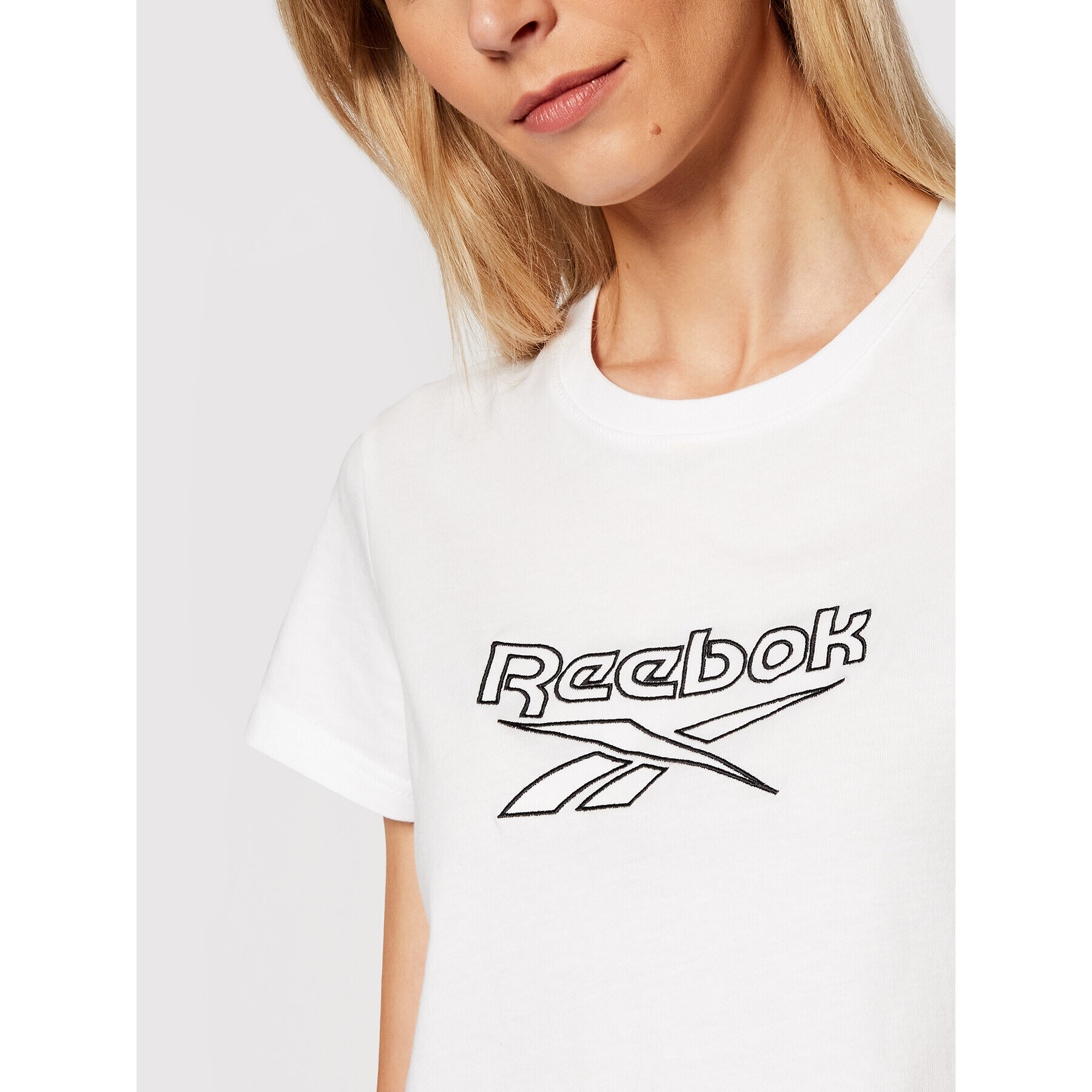 Reebok Classic Reebok Tricou Classics Foundation Big Logo GJ5764 Alb Regular Fit - Pled.ro