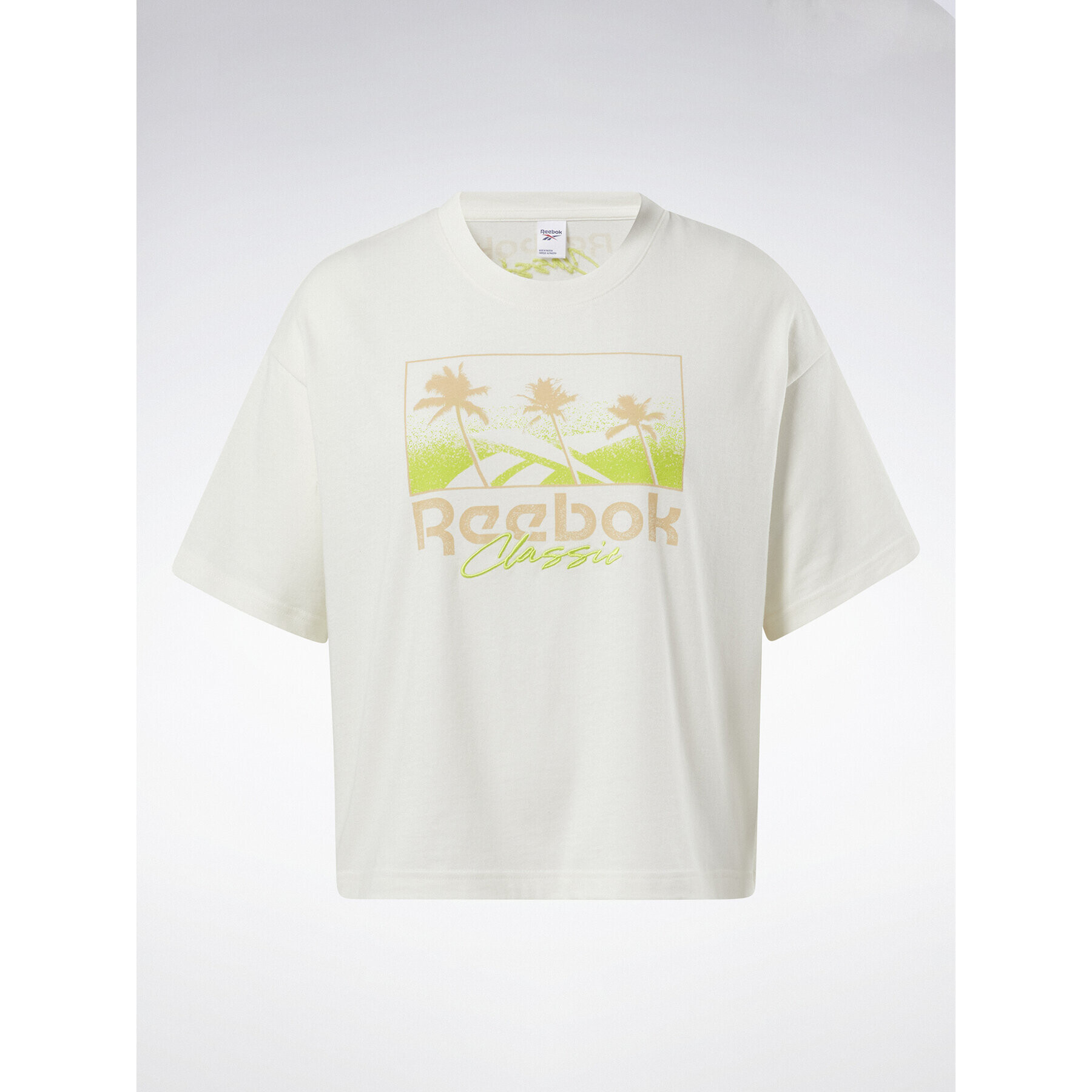 Reebok Tricou Classics Summer Graphic T-Shirt H49281 Alb - Pled.ro