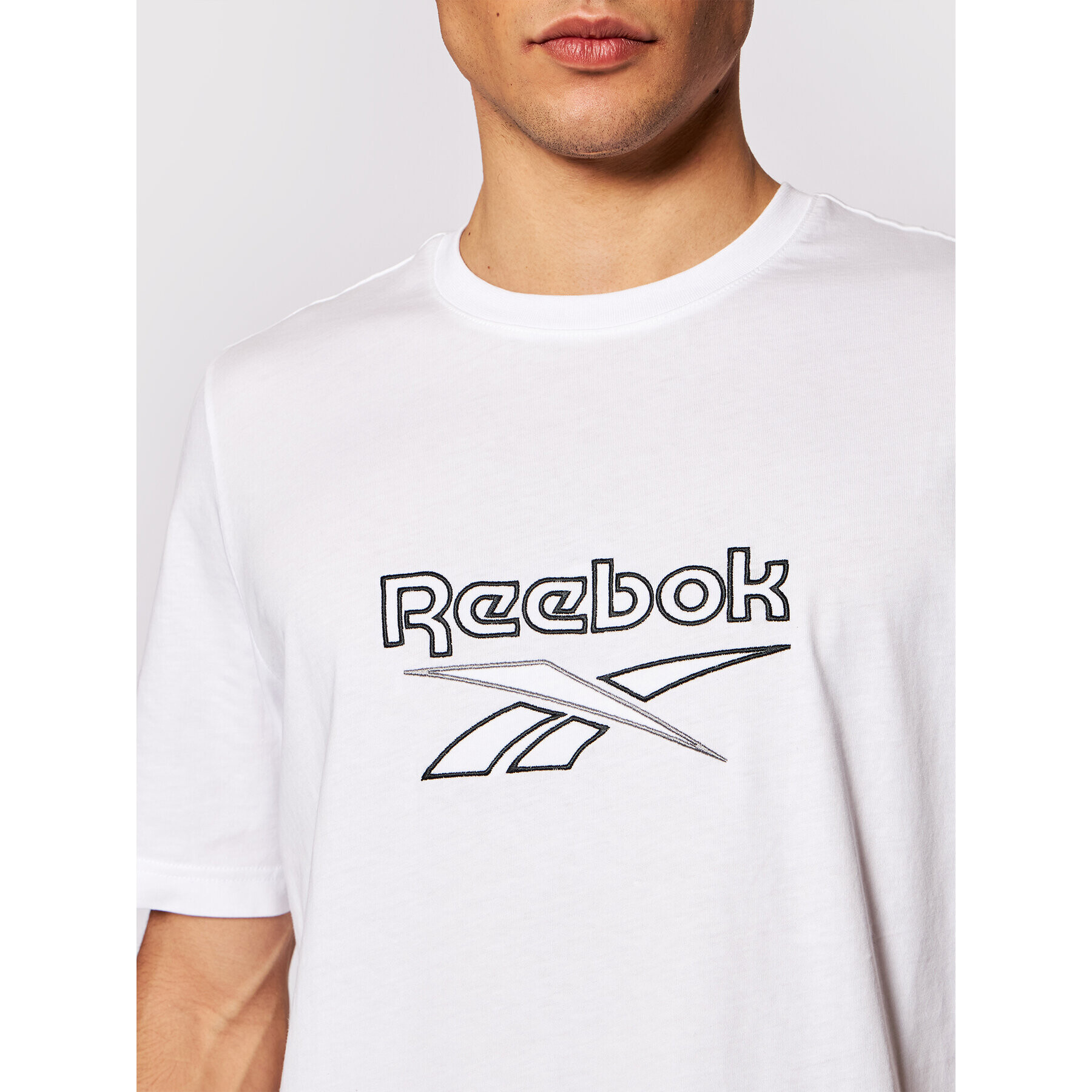 Reebok Tricou Classics Vector GU3875 Alb Oversize - Pled.ro