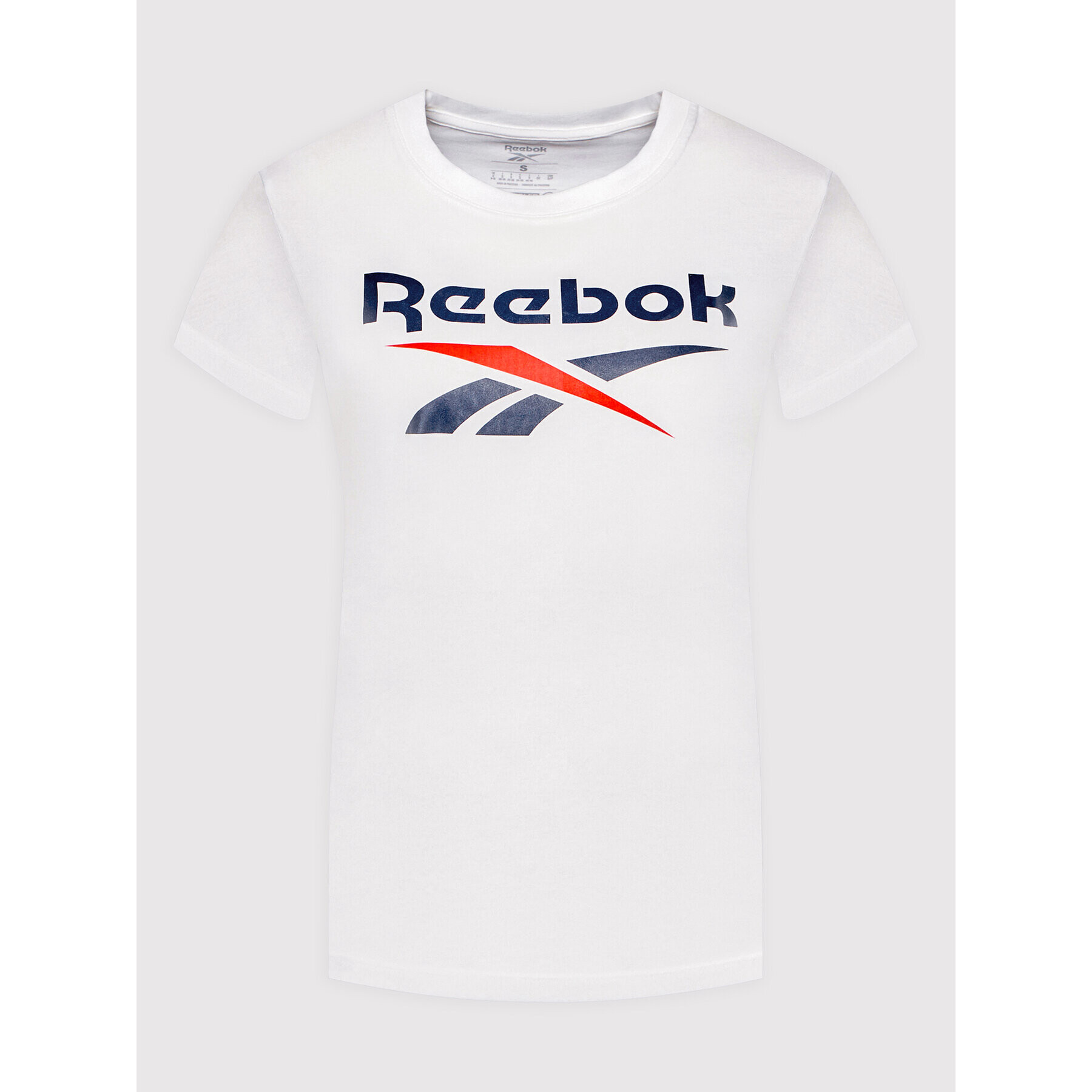 Reebok Tricou HG5254 Alb Regular Fit - Pled.ro