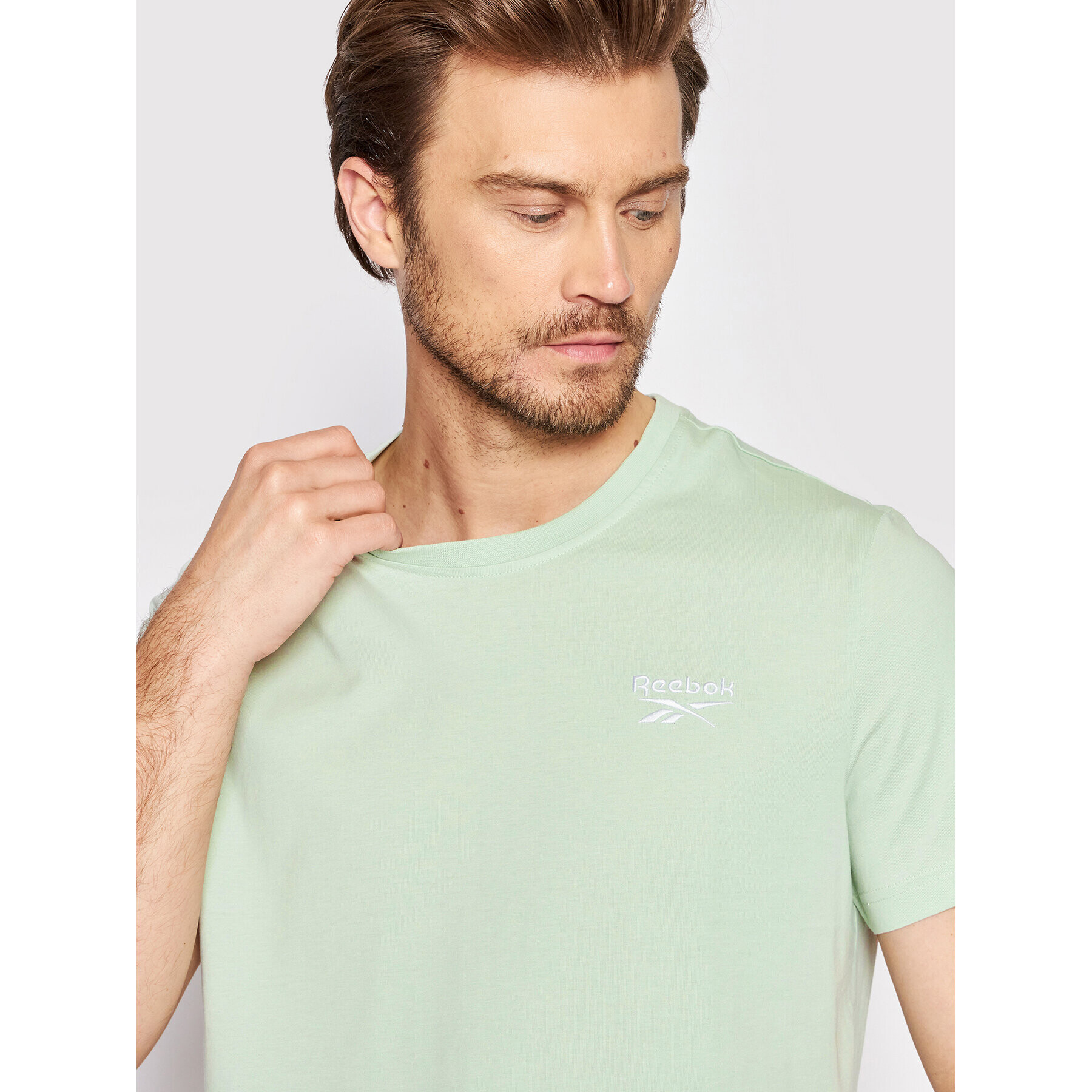 Reebok Tricou Identity HB2143 Verde Regular Fit - Pled.ro