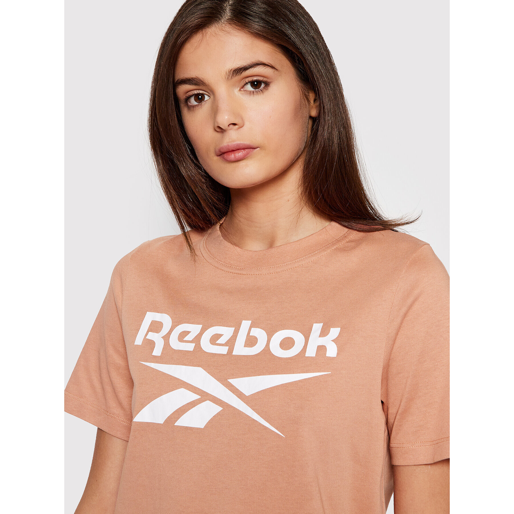 Reebok Tricou Identity HB2269 Portocaliu Relaxed Fit - Pled.ro