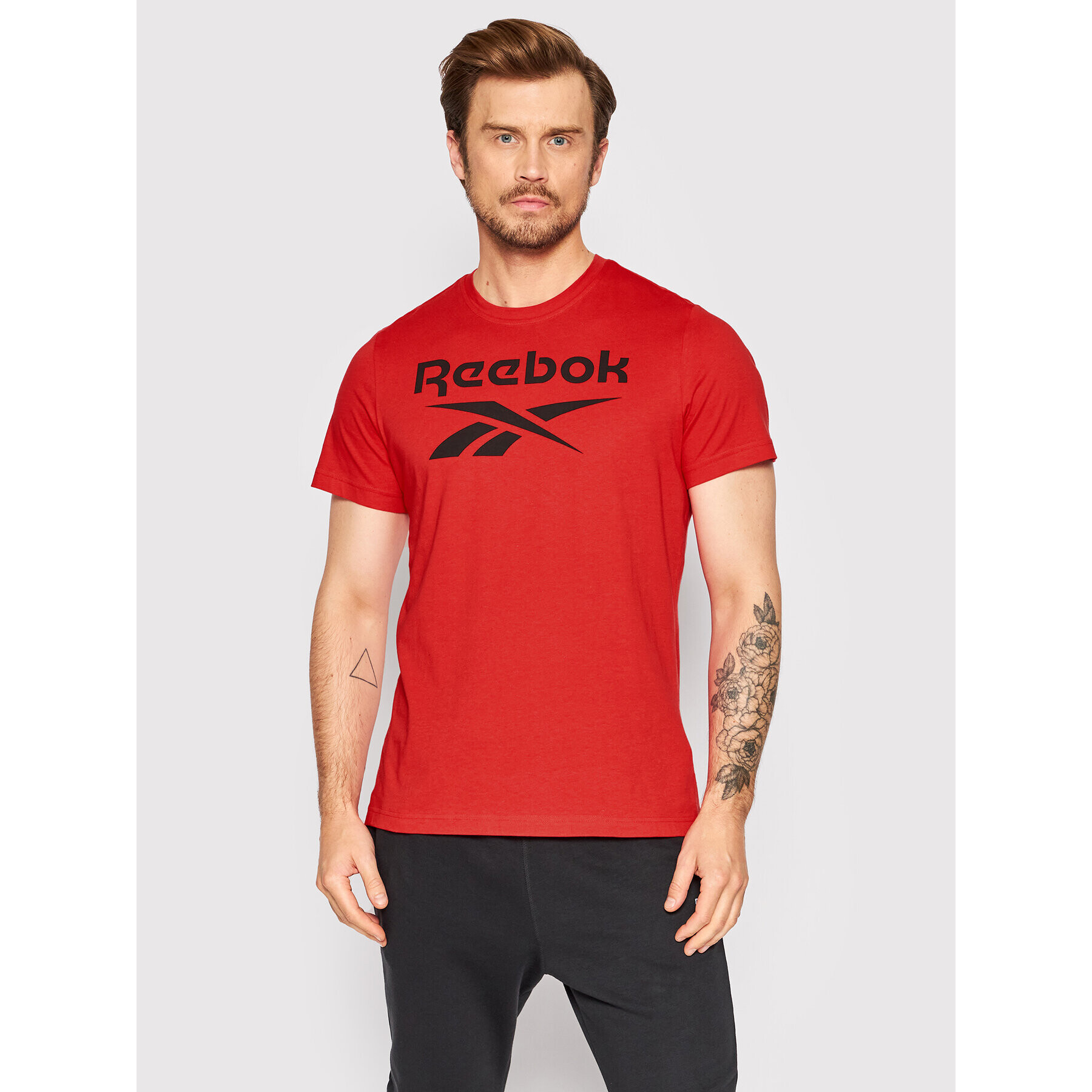 Reebok Tricou Identity HI0653 Roșu Slim Fit - Pled.ro