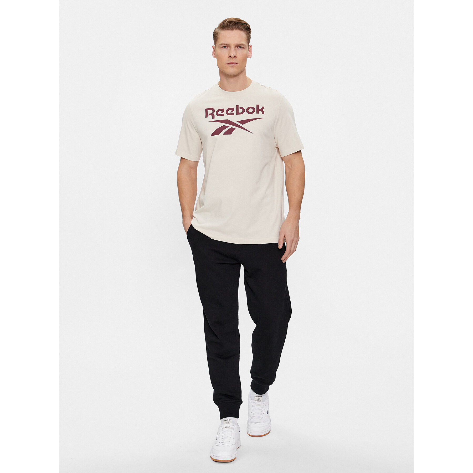 Reebok Tricou IM1621 Bej - Pled.ro