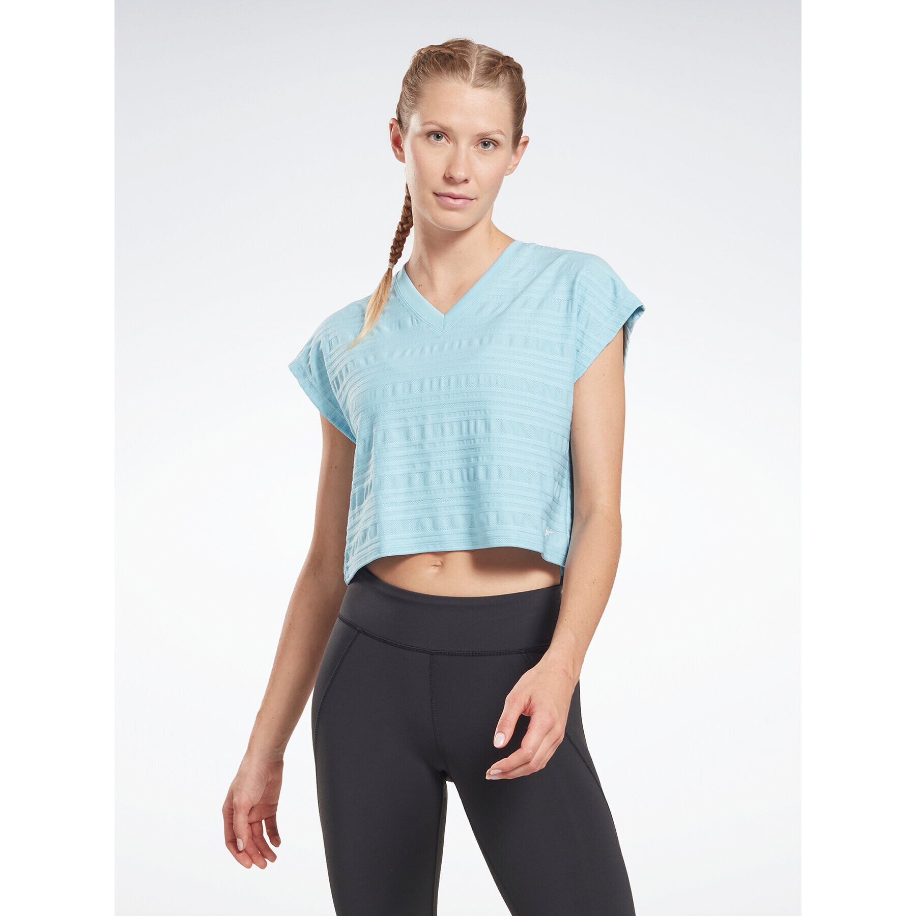 Reebok Tricou Perforated T-Shirt HT6108 Albastru - Pled.ro