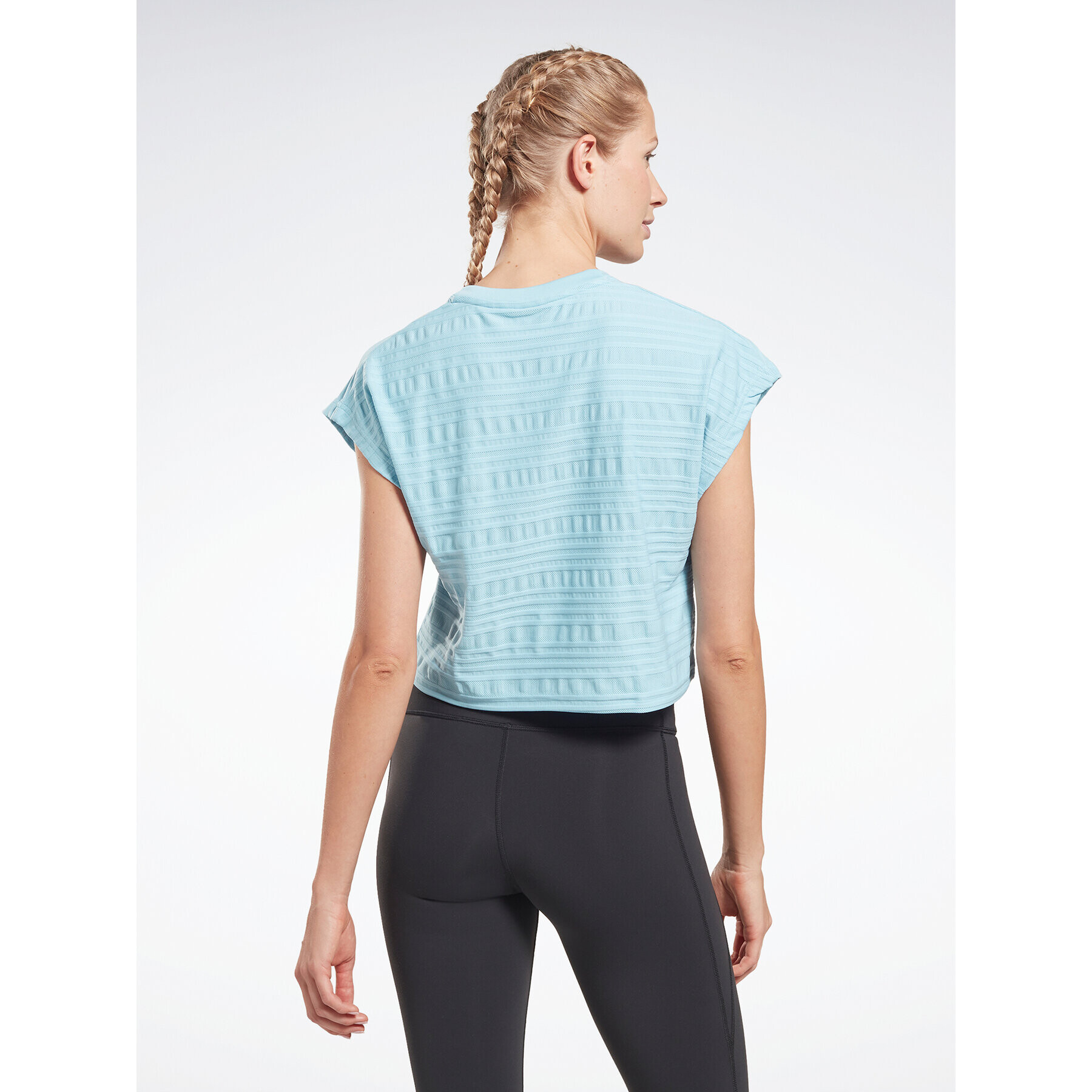 Reebok Tricou Perforated T-Shirt HT6108 Albastru - Pled.ro