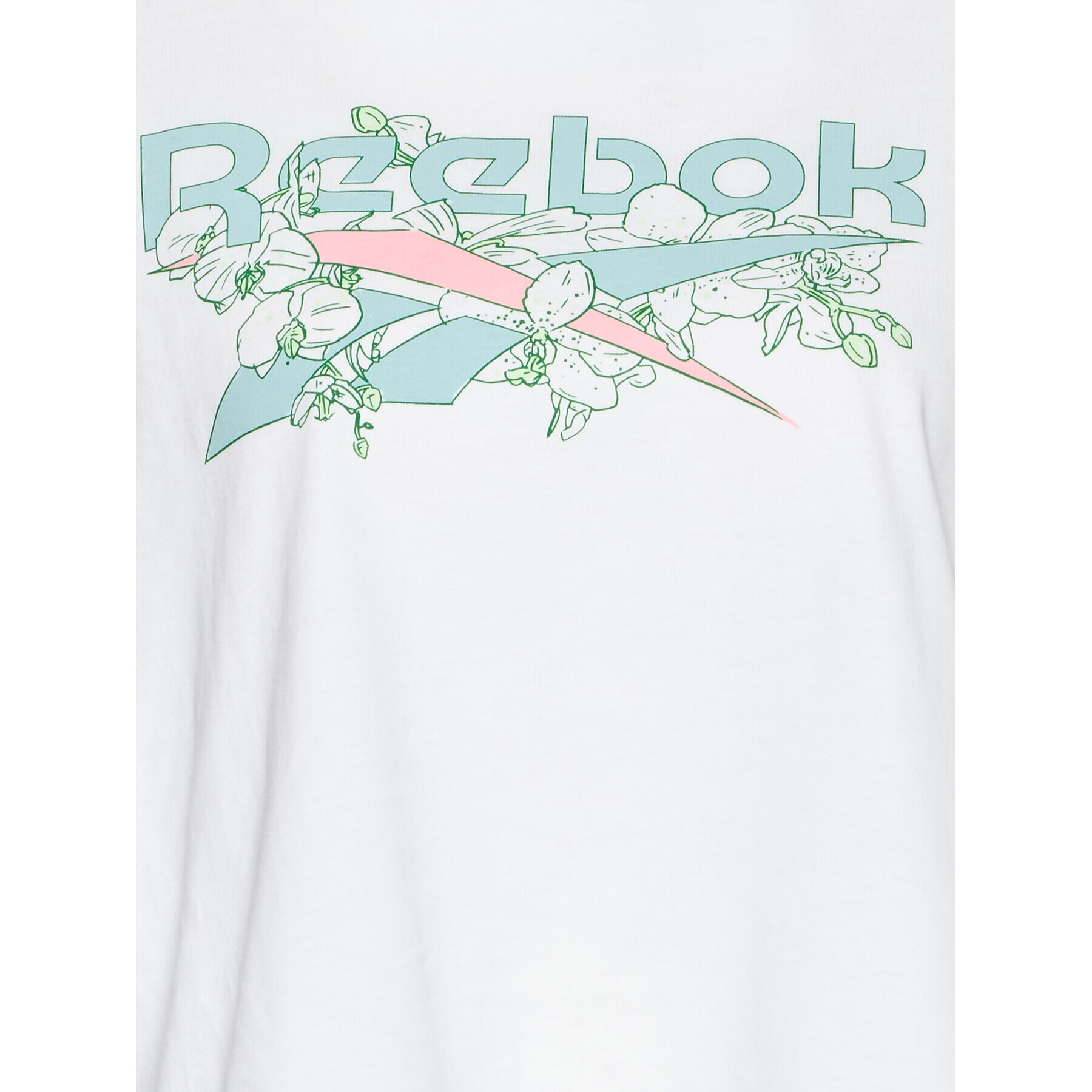 Reebok Tricou Quirky HD0945 Alb Relaxed Fit - Pled.ro