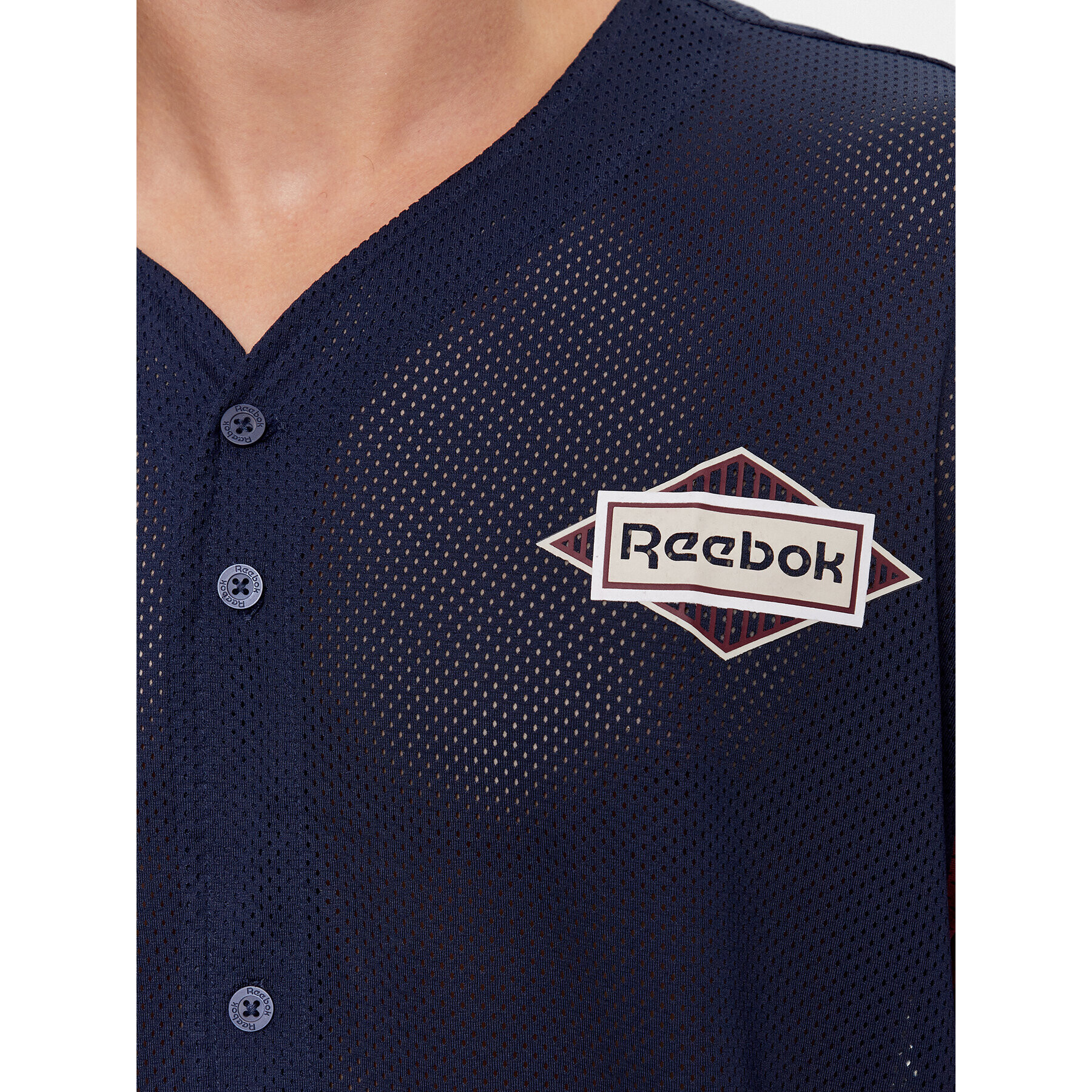 Reebok Tricou Sporting Goods IM1506 Bleumarin Regular Fit - Pled.ro