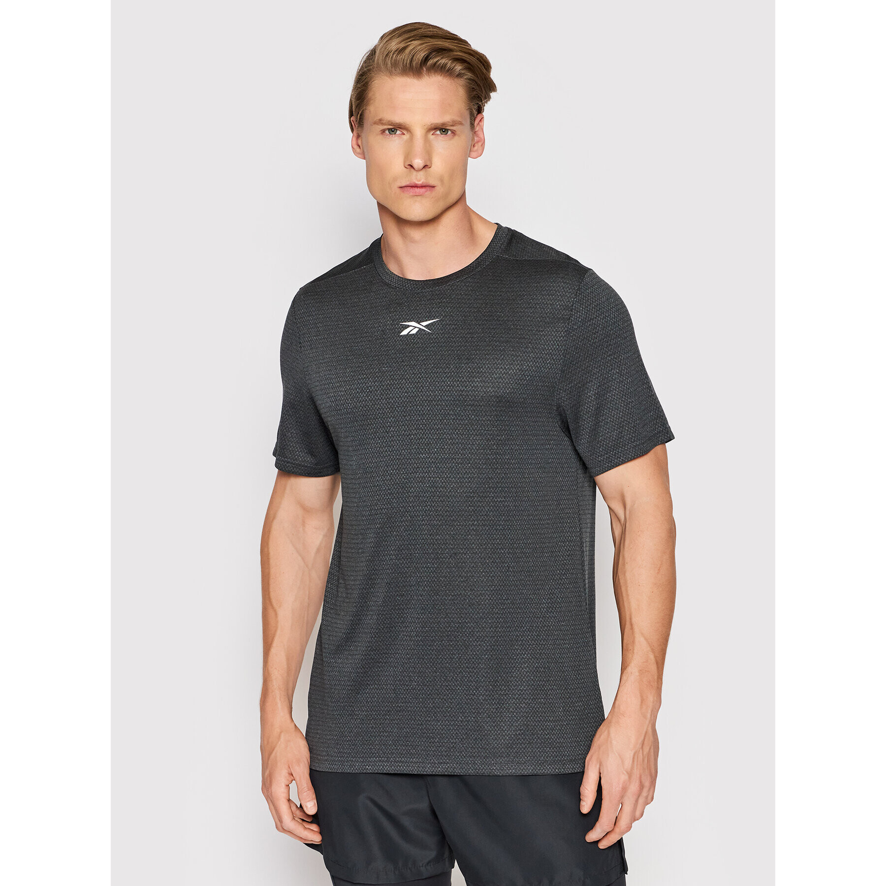 Reebok Tricou tehnic Workout Ready H46641 Gri Regular Fit - Pled.ro