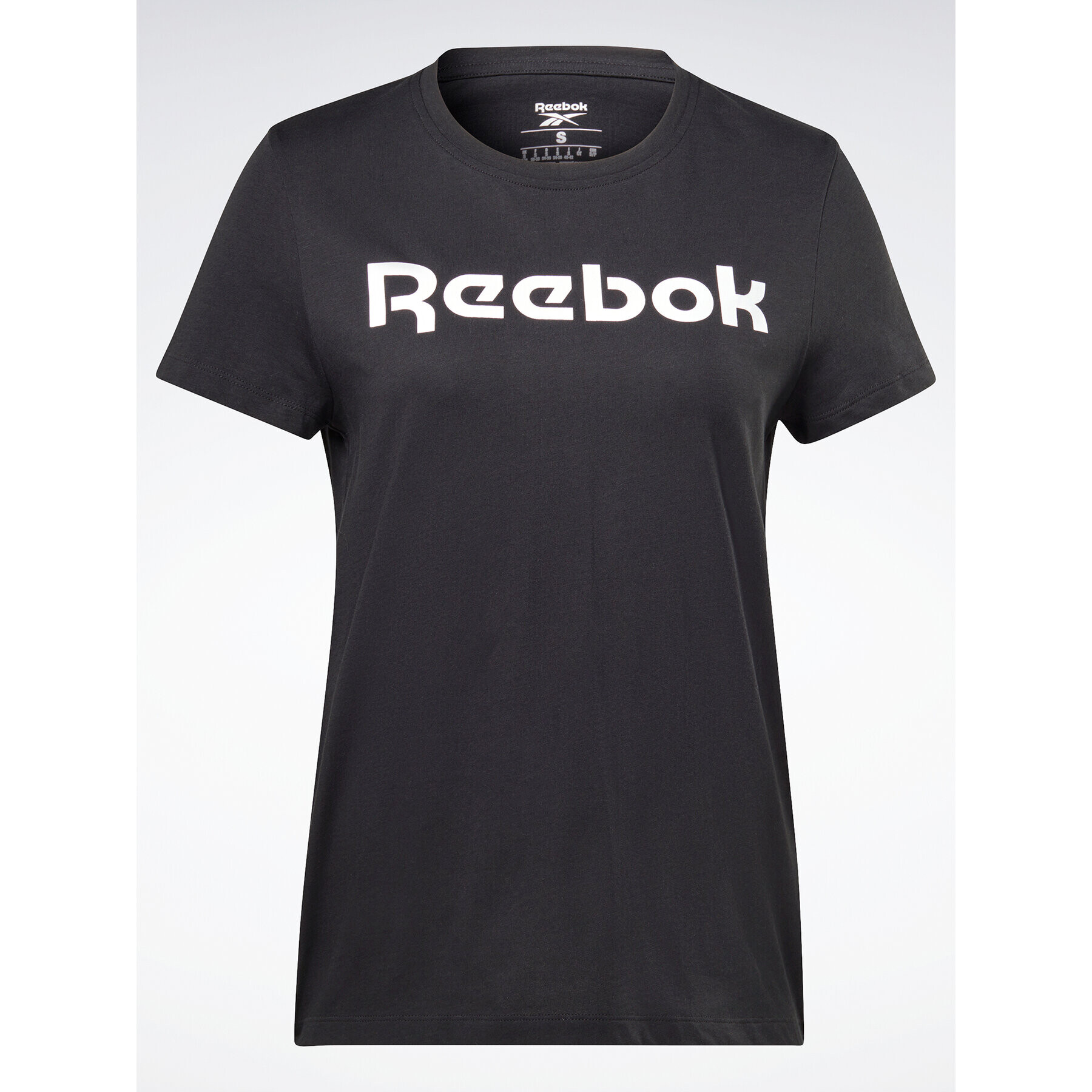 Reebok Tricou Training Essentials Graphic HT6184 Negru Regular Fit - Pled.ro