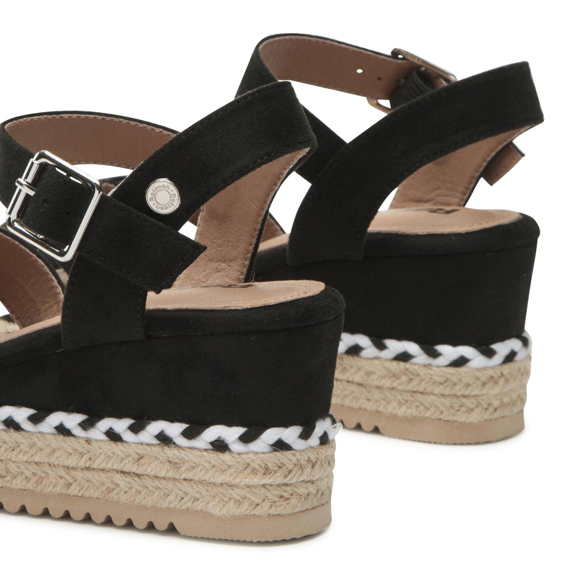 Refresh Espadrile 170587 Negru - Pled.ro