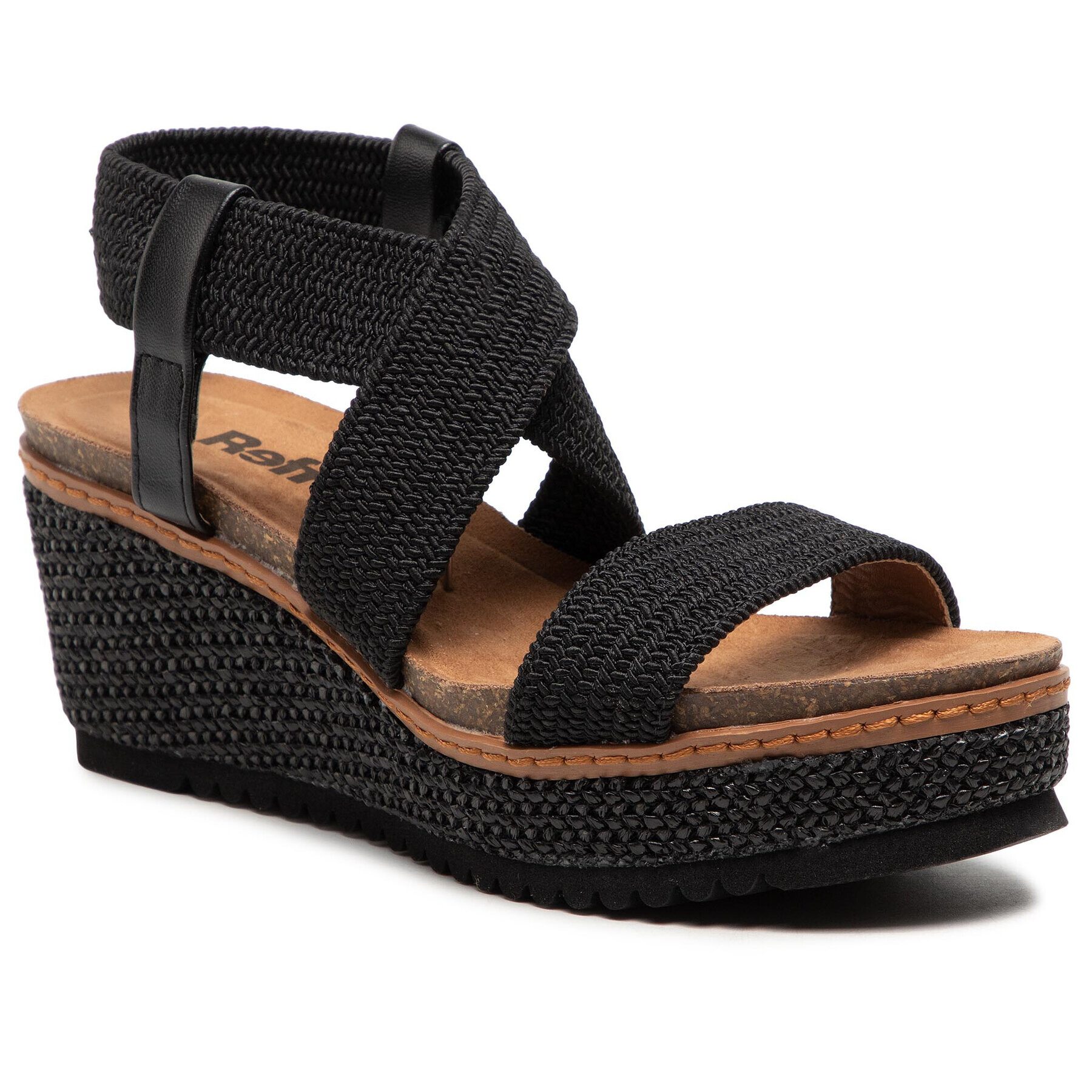 Refresh Sandale 72923 Negru - Pled.ro