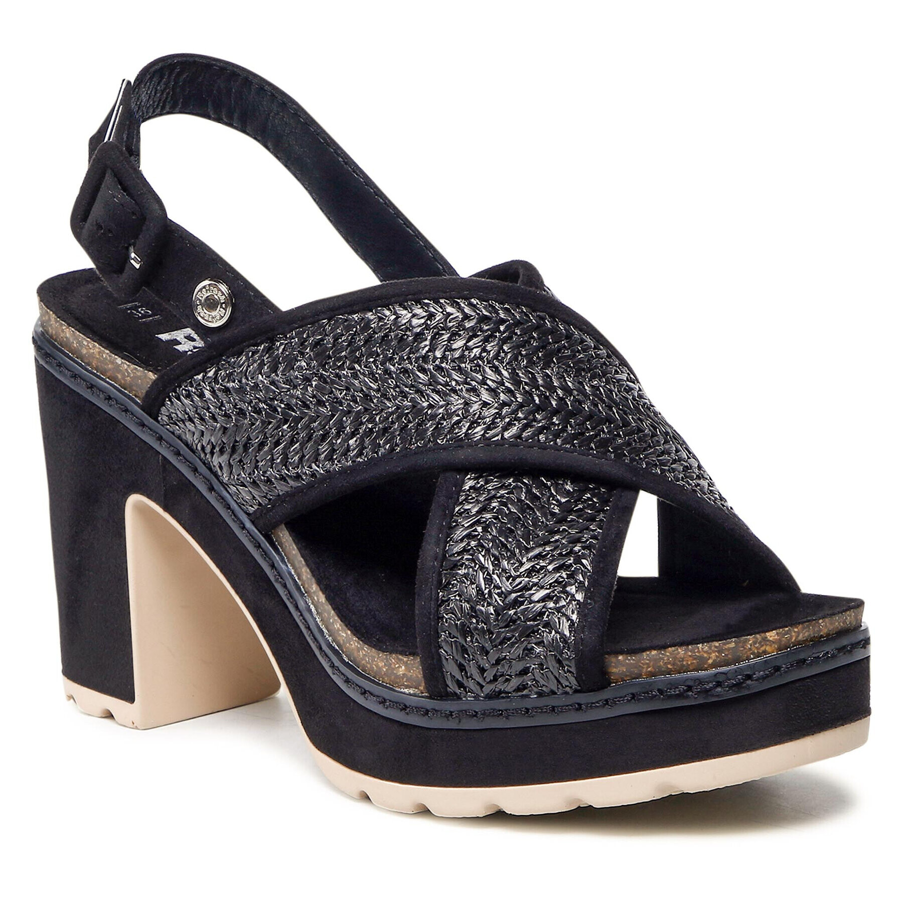 Refresh Sandale 79790 Negru - Pled.ro