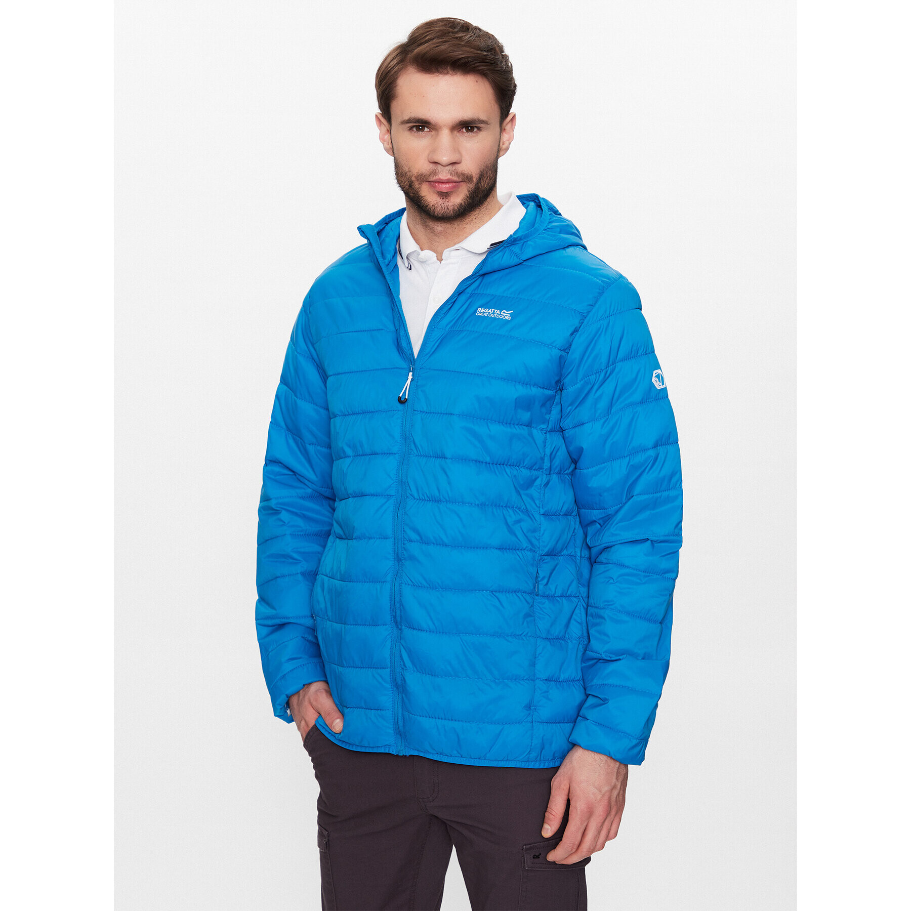 Regatta Geacă din puf Hillpack RMN206 Albastru Regular Fit - Pled.ro