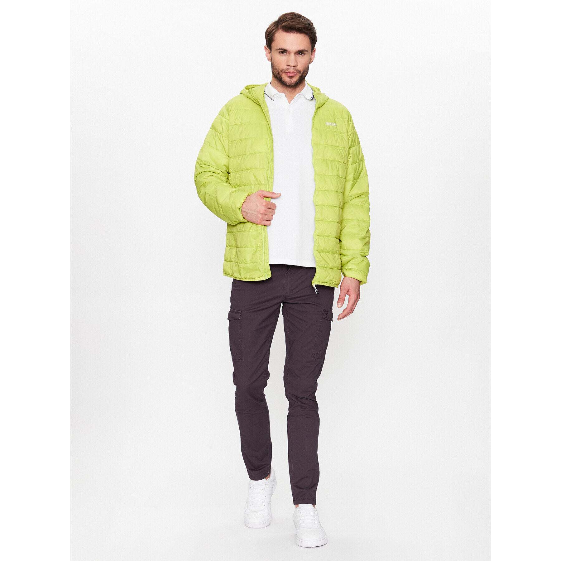 Regatta Geacă din puf Hillpack RMN206 Verde Regular Fit - Pled.ro